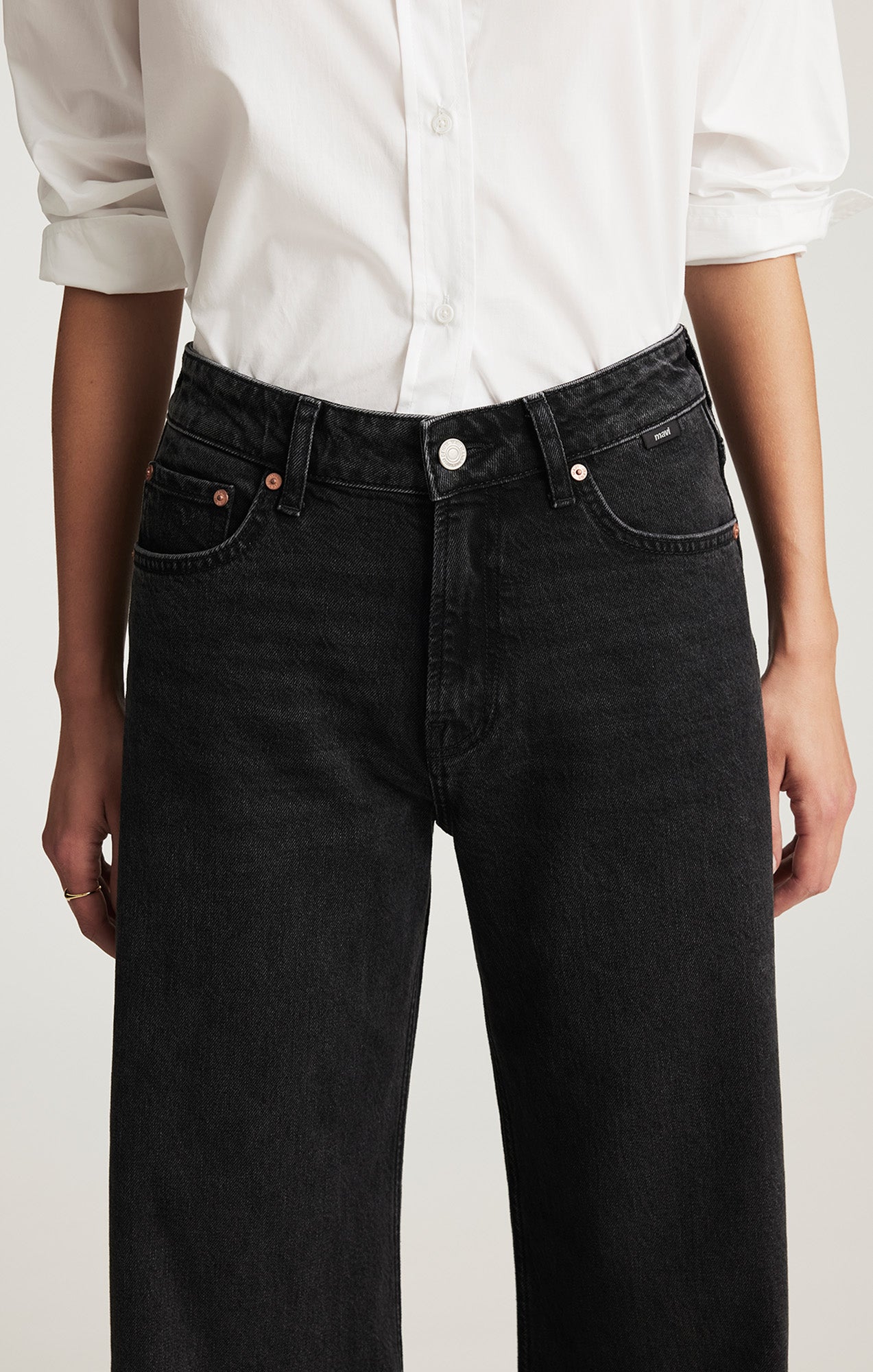 FLORIDA WIDE LEG IN DARK SMOKE CLASSIC BLUE - Mavi Jeans