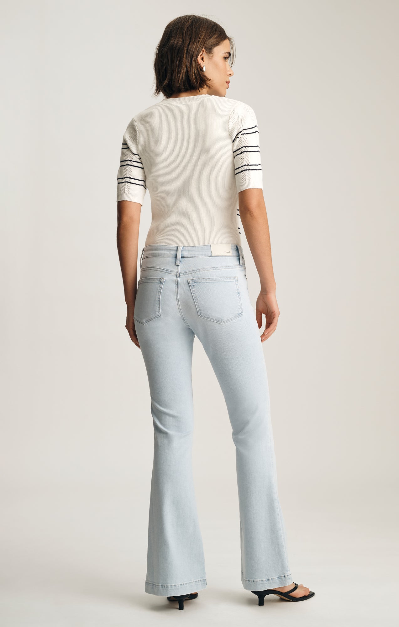 SYDNEY FLARE IN BLEACHED FEATHER LUXE - Mavi Jeans