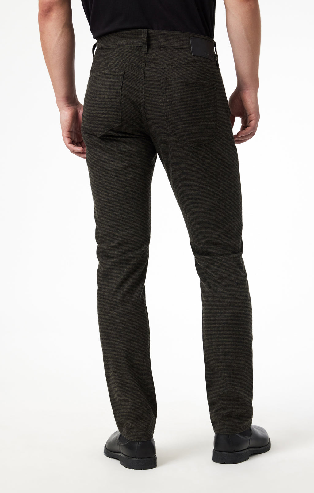JAKE SLIM LEG IN BROWN HERRINGBONE - Mavi Jeans