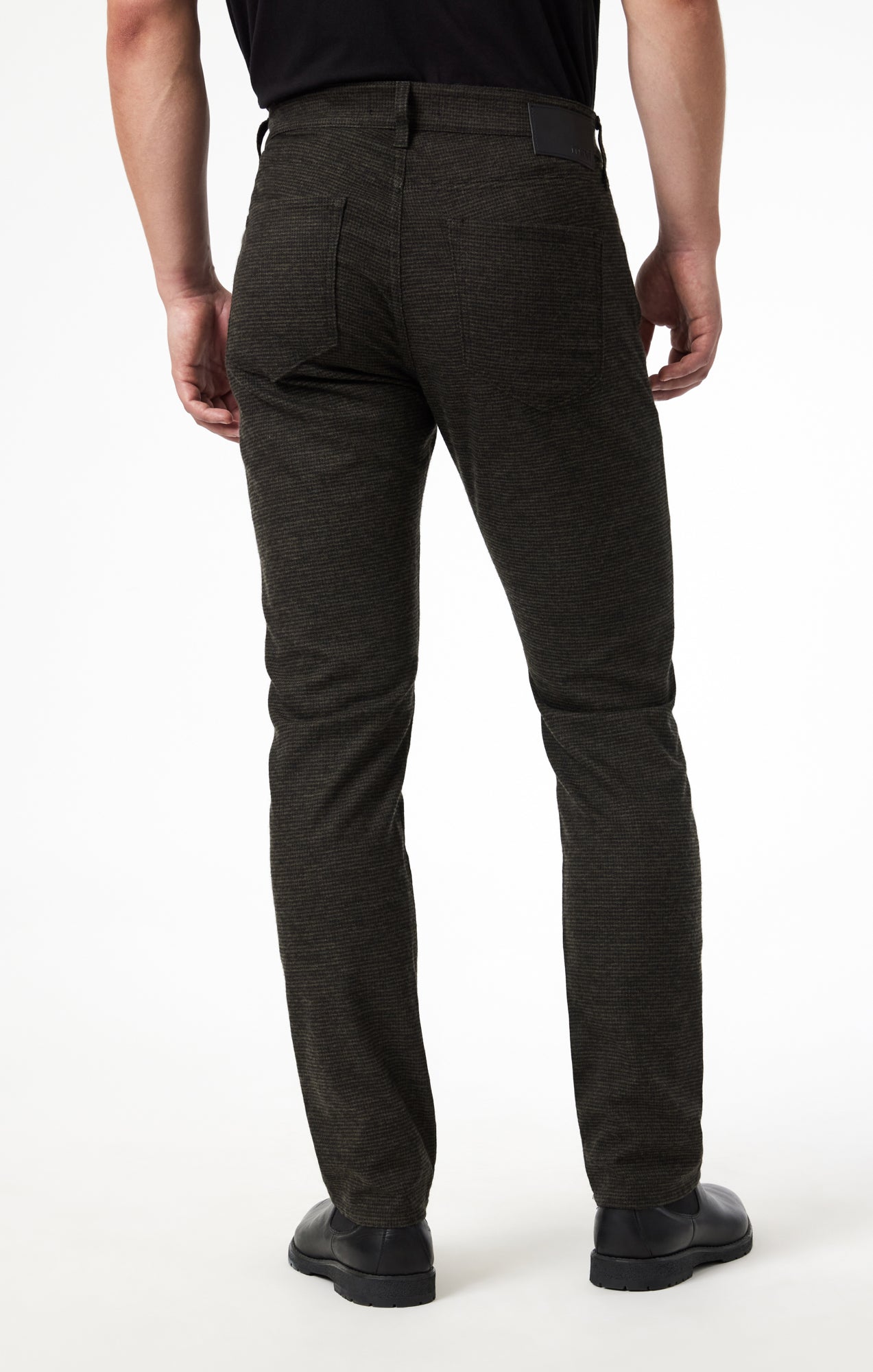 JAKE SLIM LEG IN BROWN HERRINGBONE - Mavi Jeans