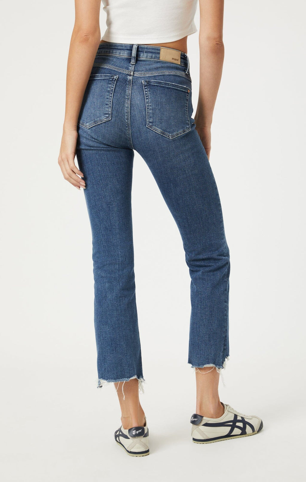 ANIKA CROP FLARE IN MID FLEX BLUE - Mavi Jeans