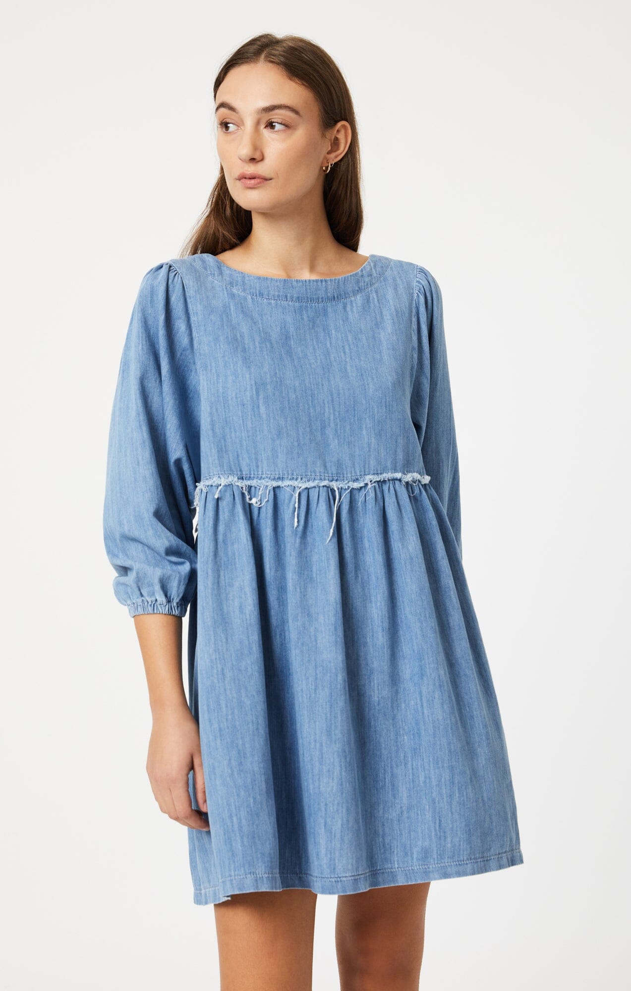 DORY DRESS IN MID BLUE LIGHT DENIM - Mavi Jeans