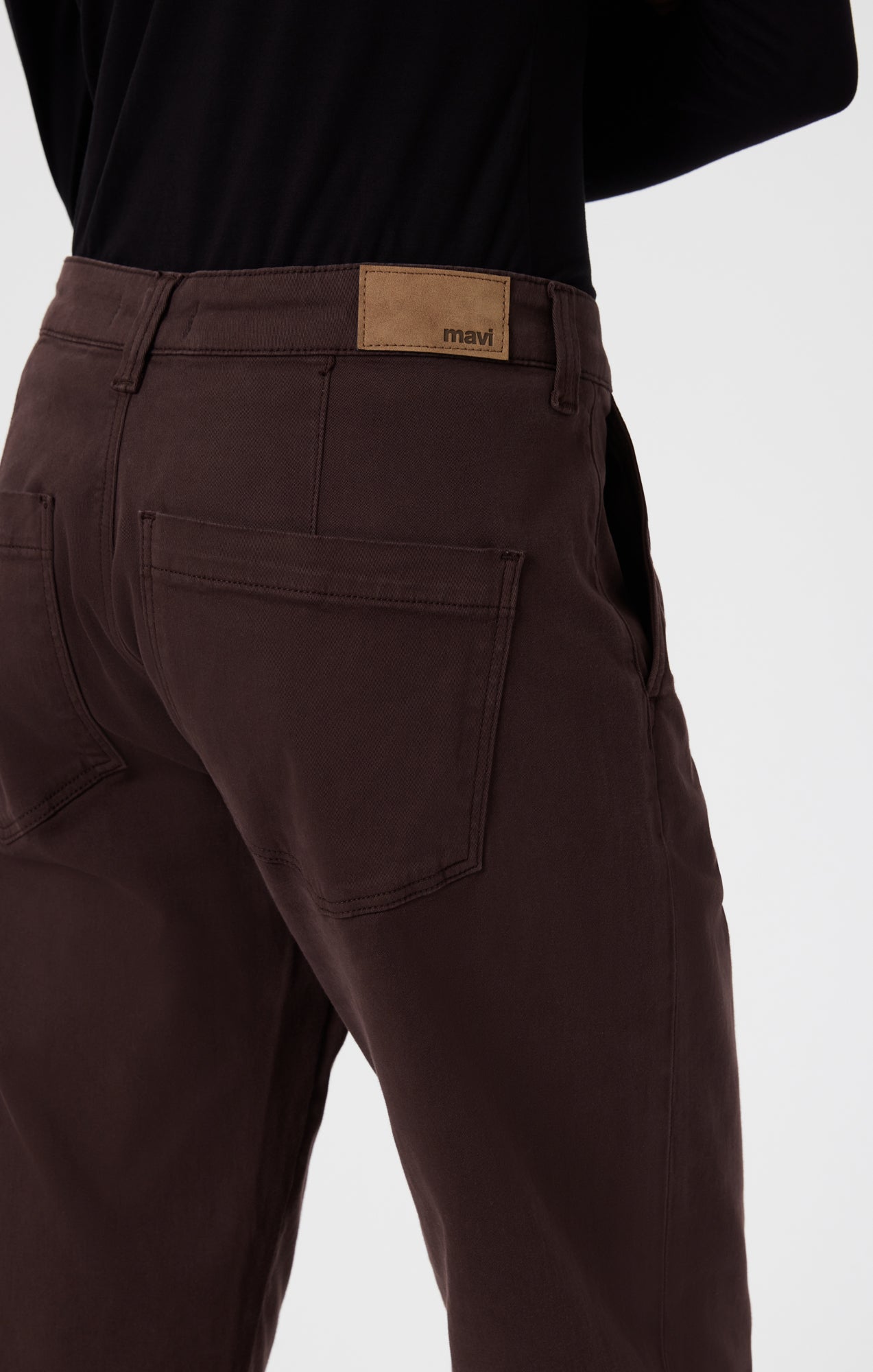 Mavi Women's Lauren Straight Chino In Currant Casual Twill – Mavi