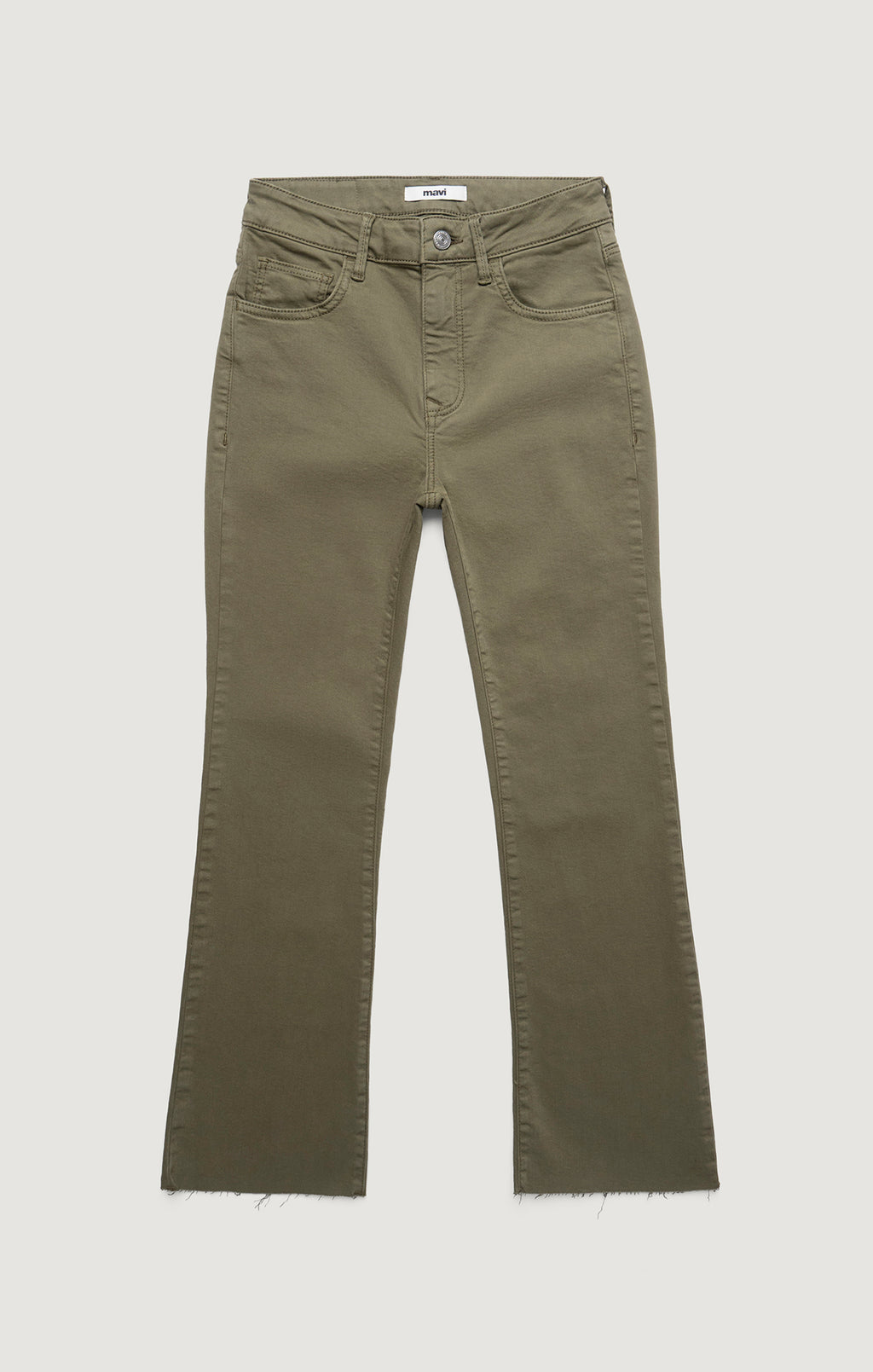 ANIKA CROPPED FLARE IN OLIVE FLEX BLUE - Mavi Jeans