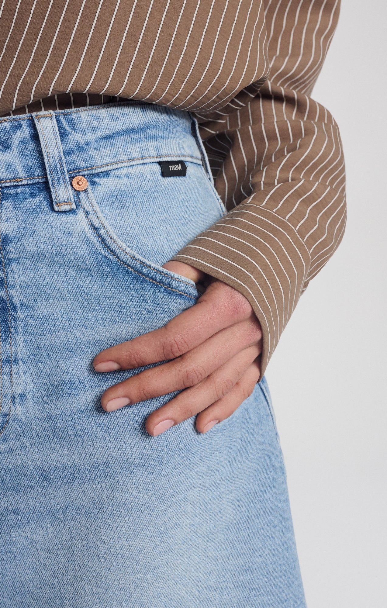 AKIRA BERMUDA SHORTS IN LIGHT BLUE 90'S - Mavi Jeans
