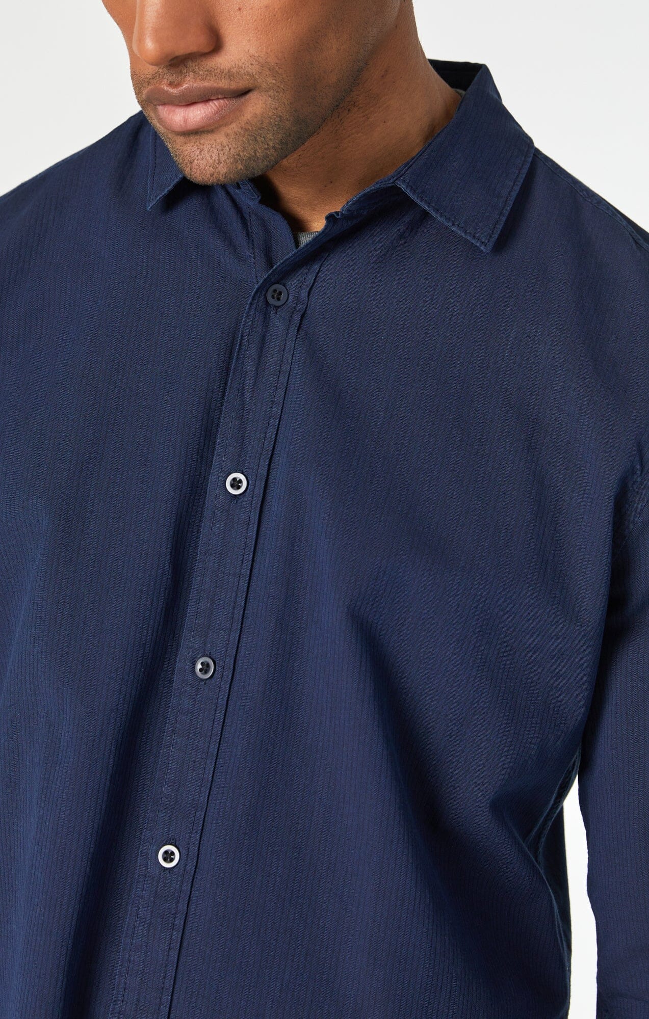 Mavi Men's Stripe Shirt In Indigo