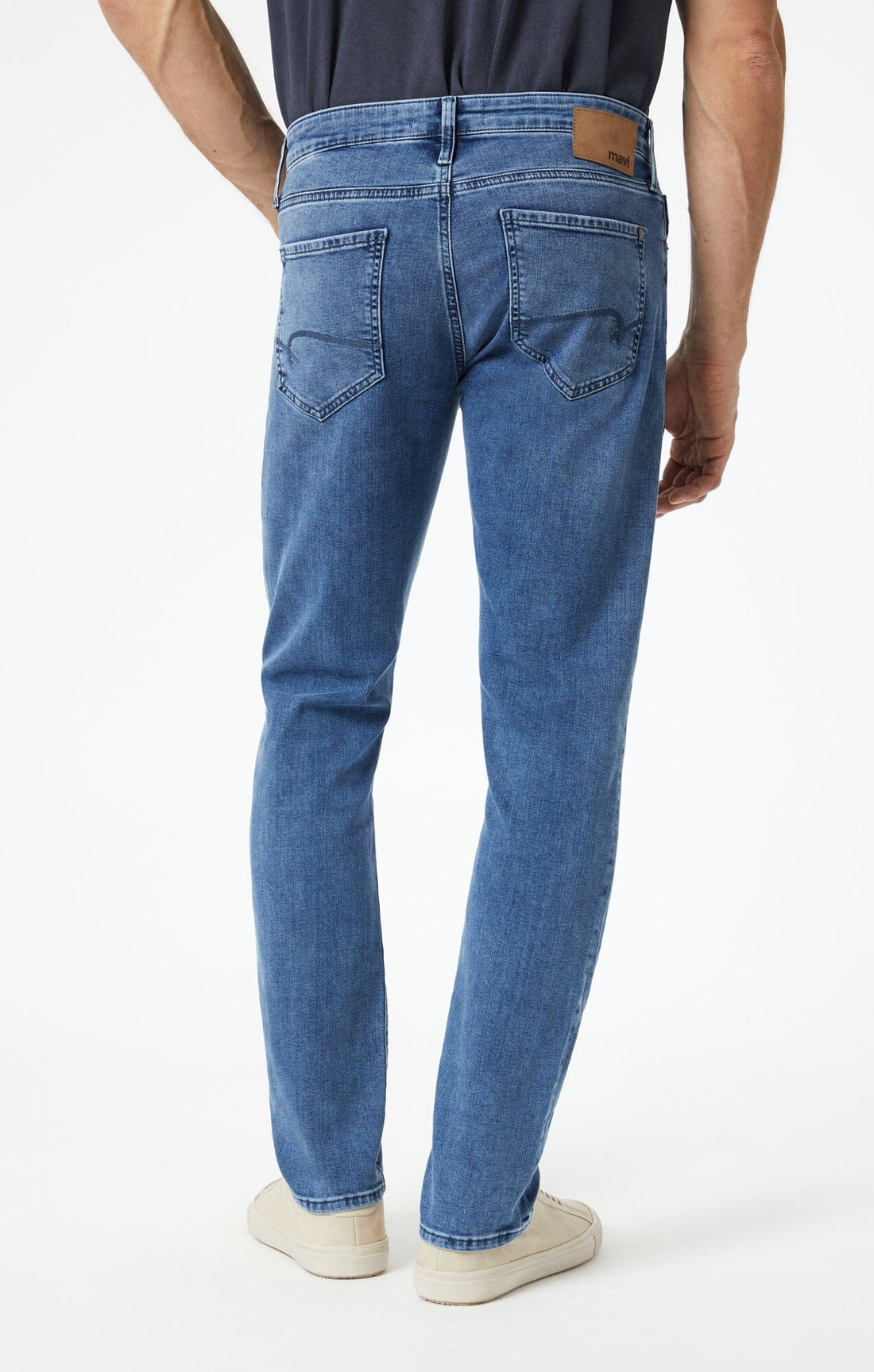 Mavi Men's Jake Slim Leg In Mid Brushed Williamsburg