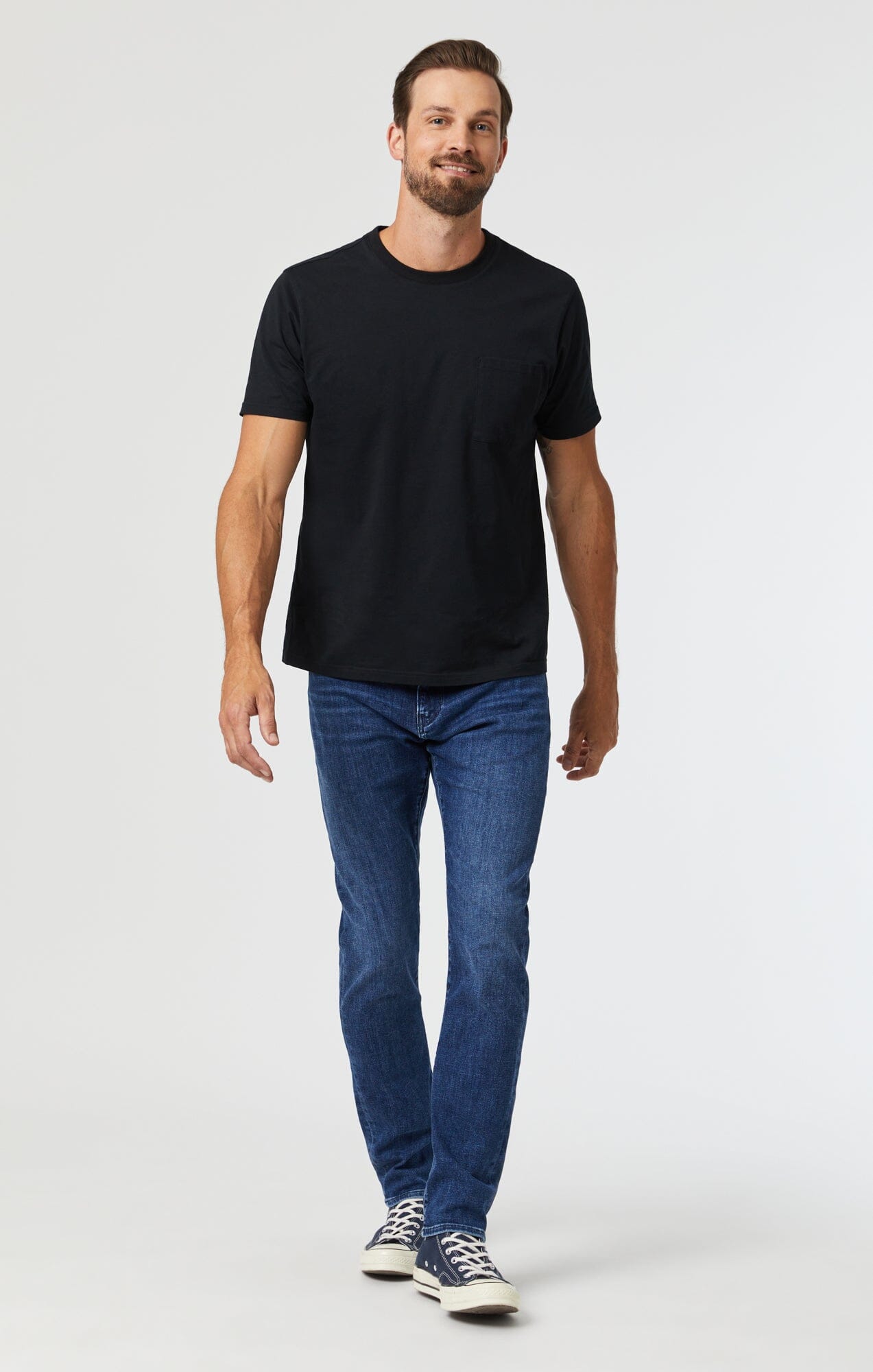 JAKE SLIM LEG IN EVENING SKY FEATHER BLUE - Mavi Jeans