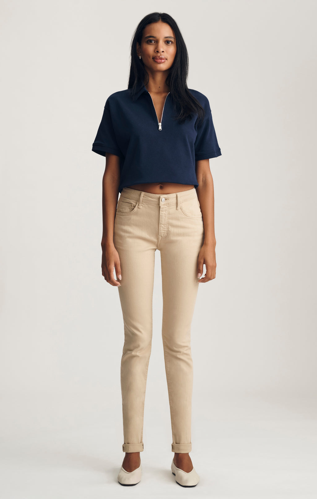 KATHLEEN SLIM BOYFRIEND IN CORN SILK FLEX BLUE - Mavi Jeans