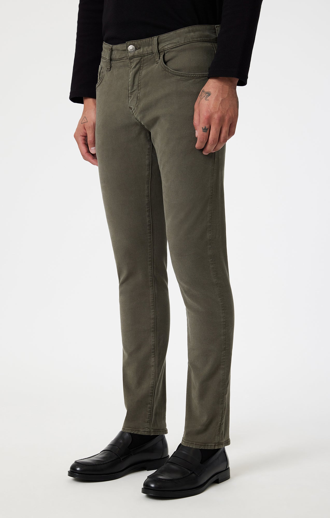JAKE SLIM LEG IN TEA LEAF LUXE TWILL - Mavi Jeans