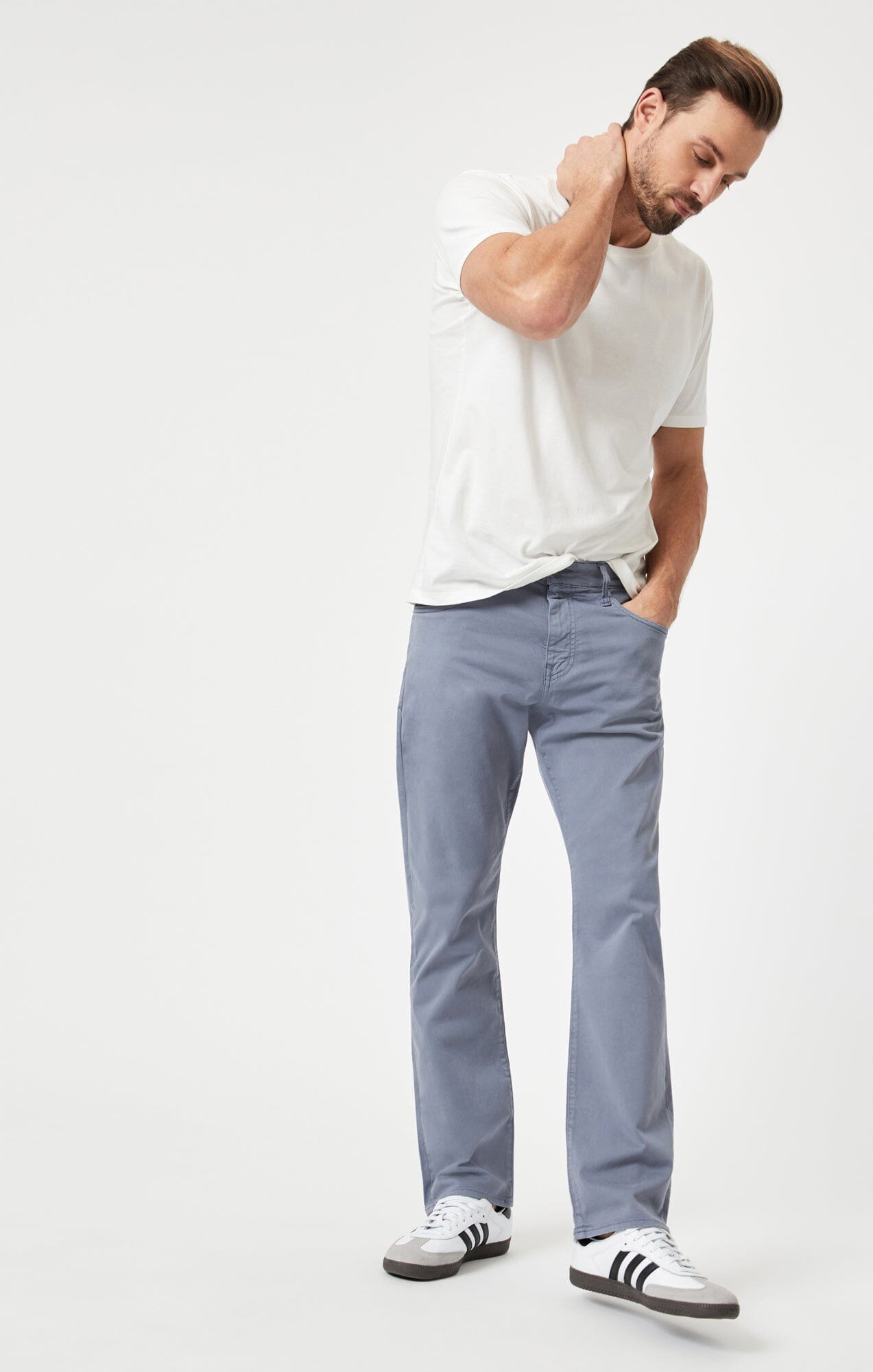 MAVI MENS JEANS- on sale MATT RELAXED STRAIGHT LEG IN GREY TWILL