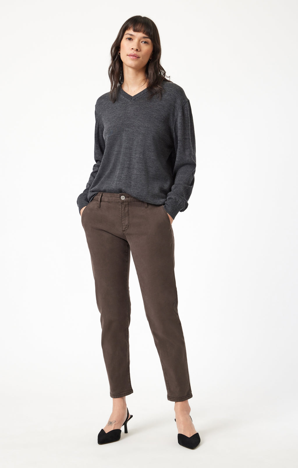 BROOKE SLIM CHINO IN OAK LUXE TWILL - Mavi Jeans
