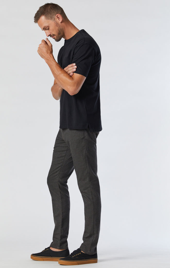 MARCUS SLIM STRAIGHT LEG IN BROWN FEATHER TWEED - Mavi Jeans