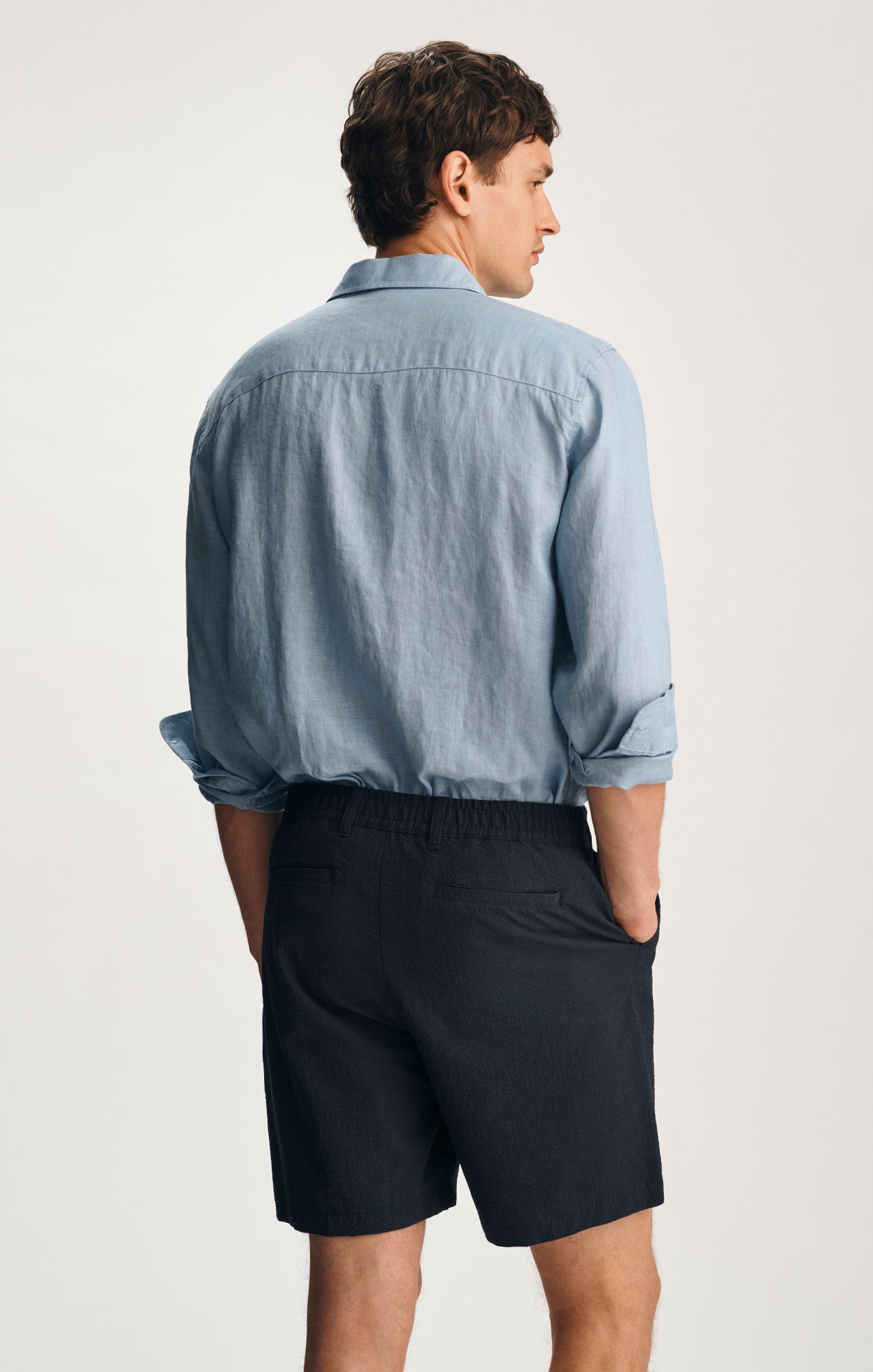 CHINO 7" INSEAM SHORTS IN NAVY BLAZER - Mavi Jeans