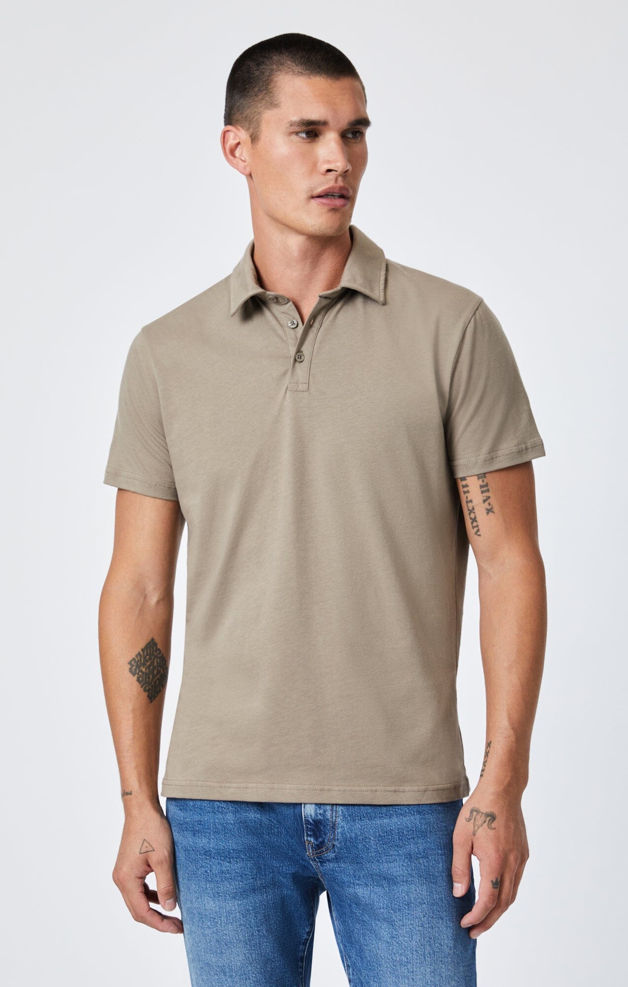 POLO SHIRT IN WALNUT - Mavi Jeans