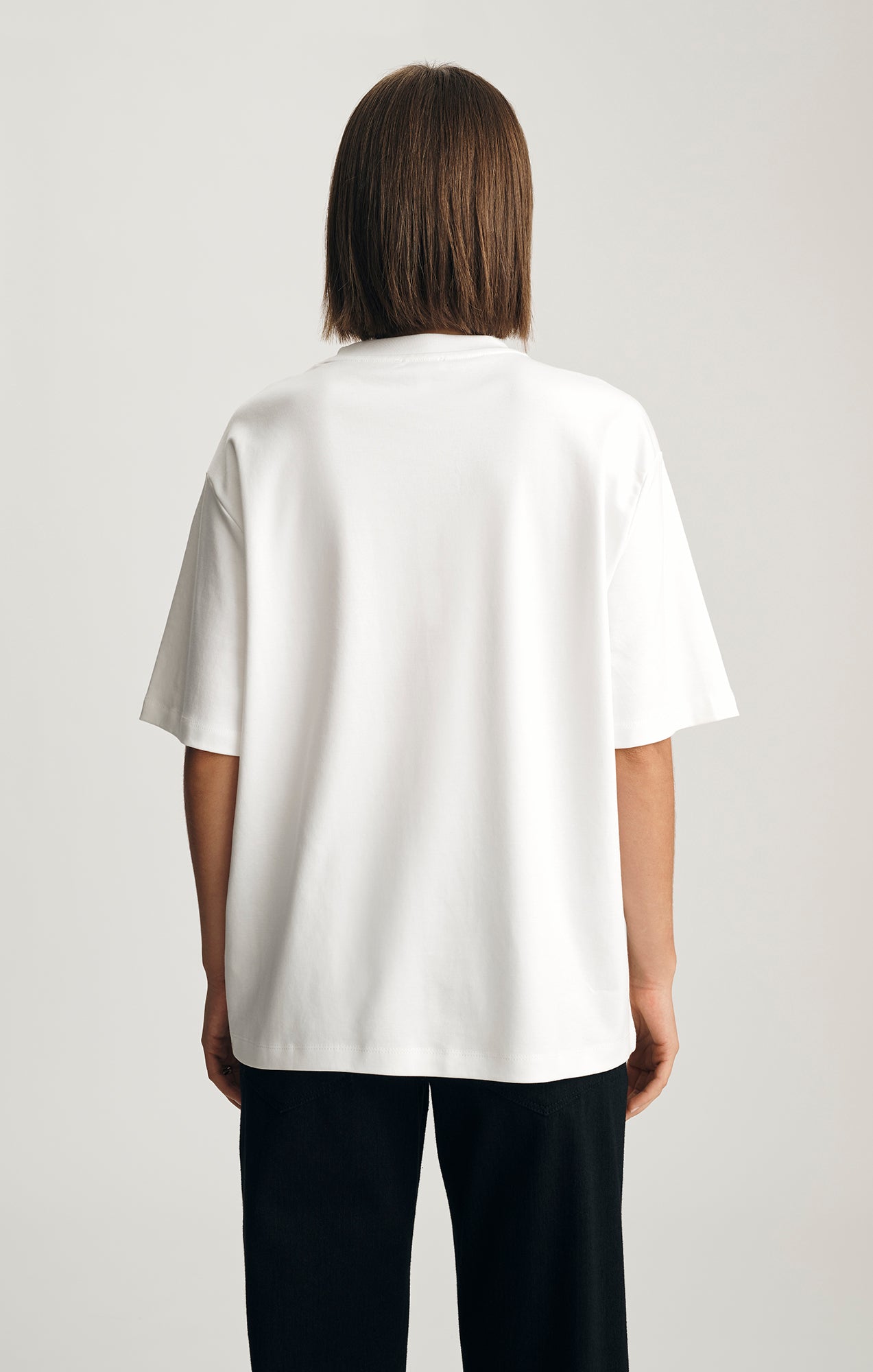 Mavi Women's Zoe Interlock Crew Neck T-Shirt In White – Mavi Jeans
