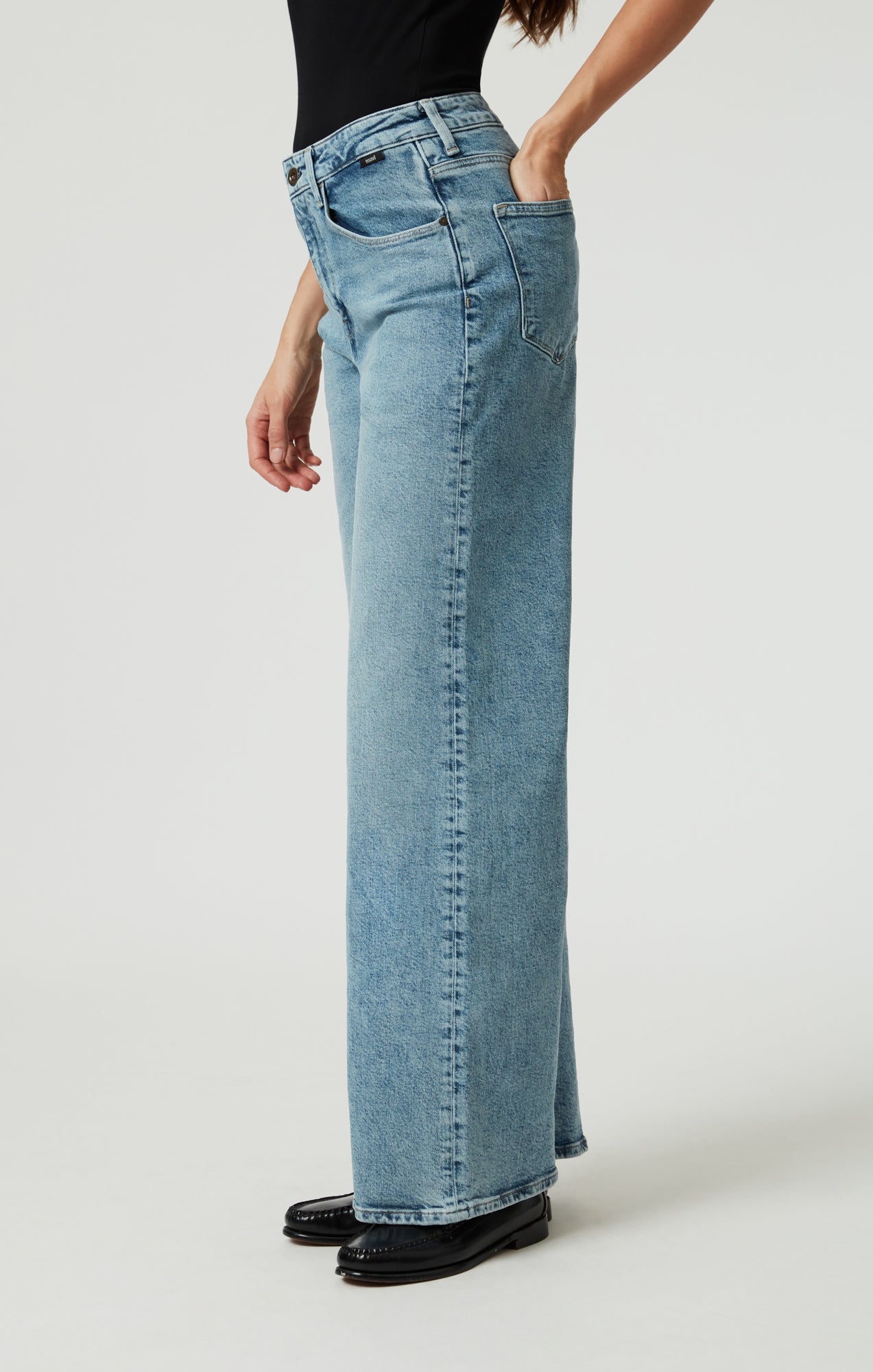 LINDA WIDE LEG IN LIGHT USED DENIM - Mavi Jeans