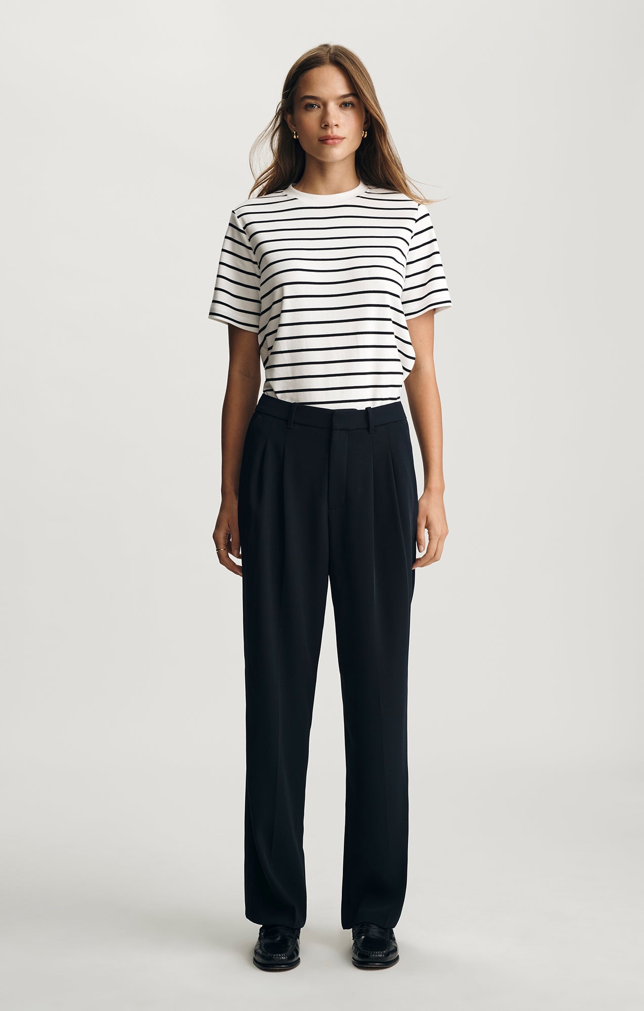 EDITION STRAIGHT LEG PANTS IN DARK NAVY - Mavi Jeans