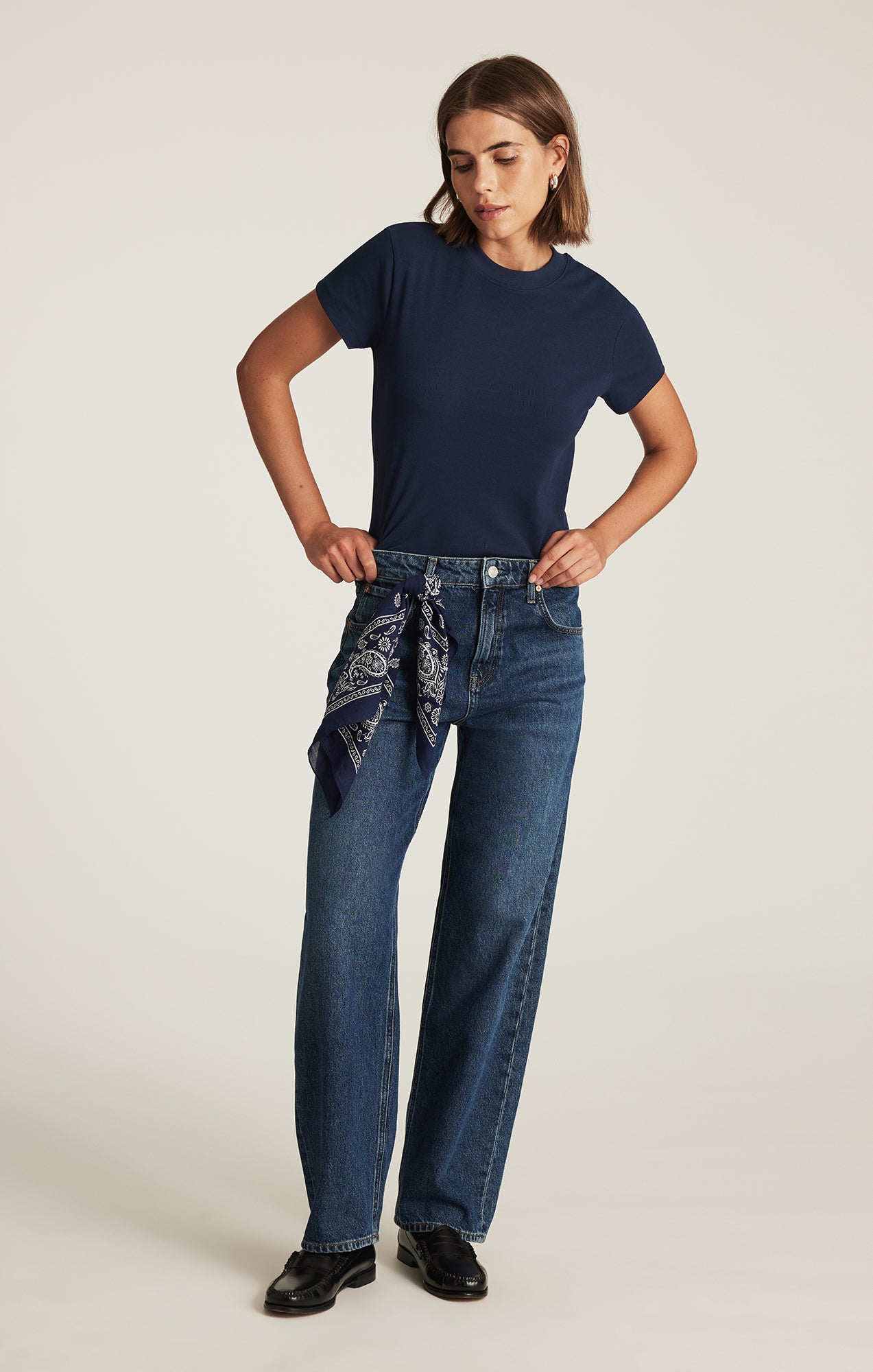 CLASSIC BANDANA IN MEDIEVAL BLUE - Mavi Jeans
