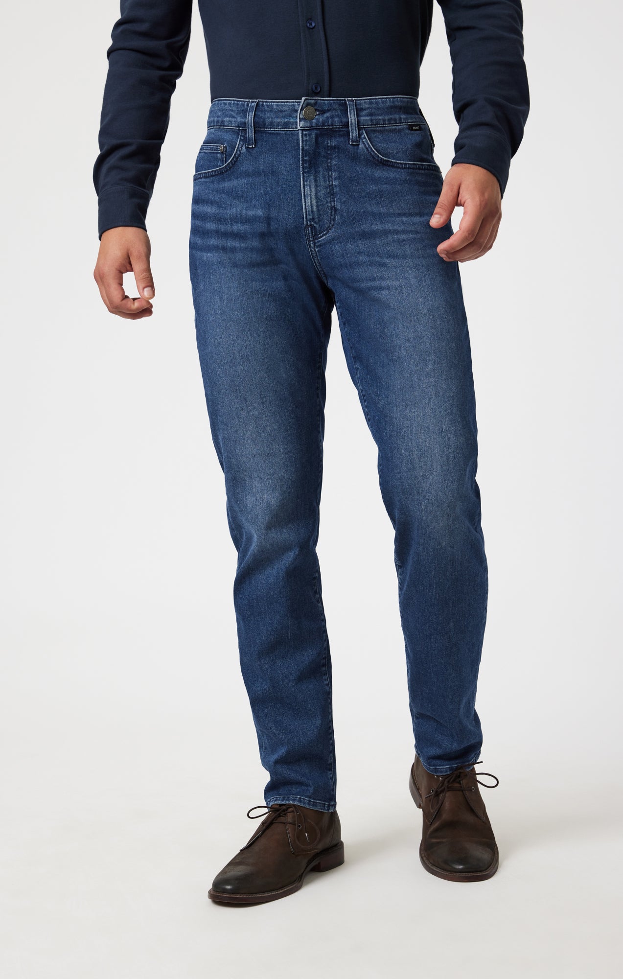 STEVE  ATHLETIC FIT IN MID BRUSHED SUPERMOVE - Mavi Jeans