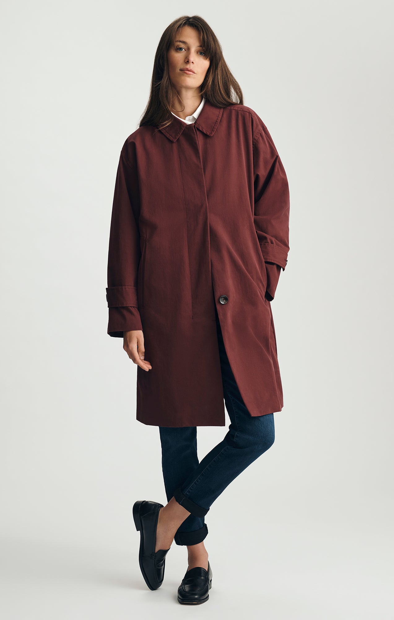 OVERSIZED TRENCH COAT IN PORT ROYALE - Mavi Jeans