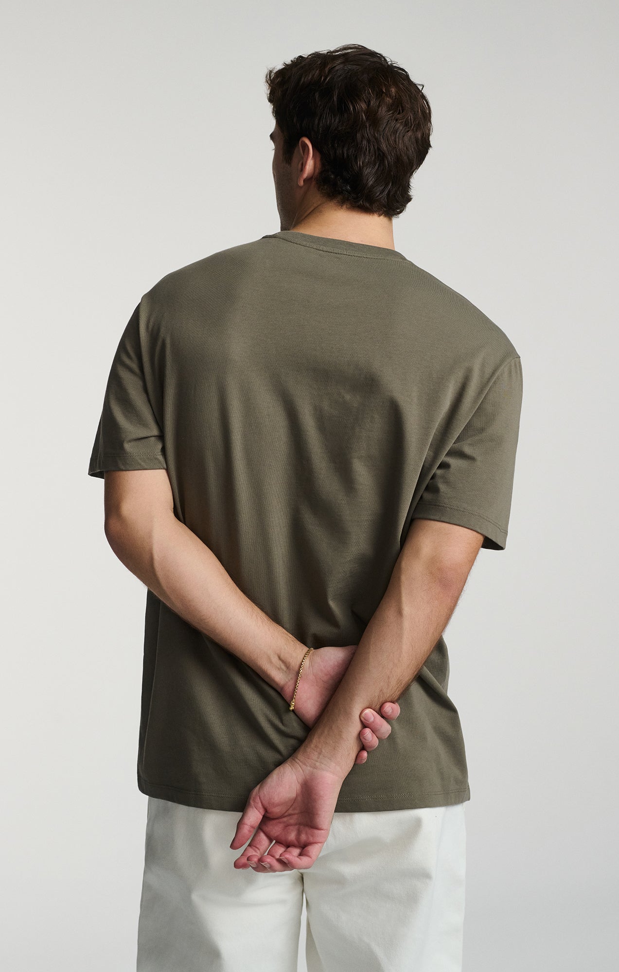CLASSIC CREW NECK T-SHIRT IN BUNGEE CORD - Mavi Jeans