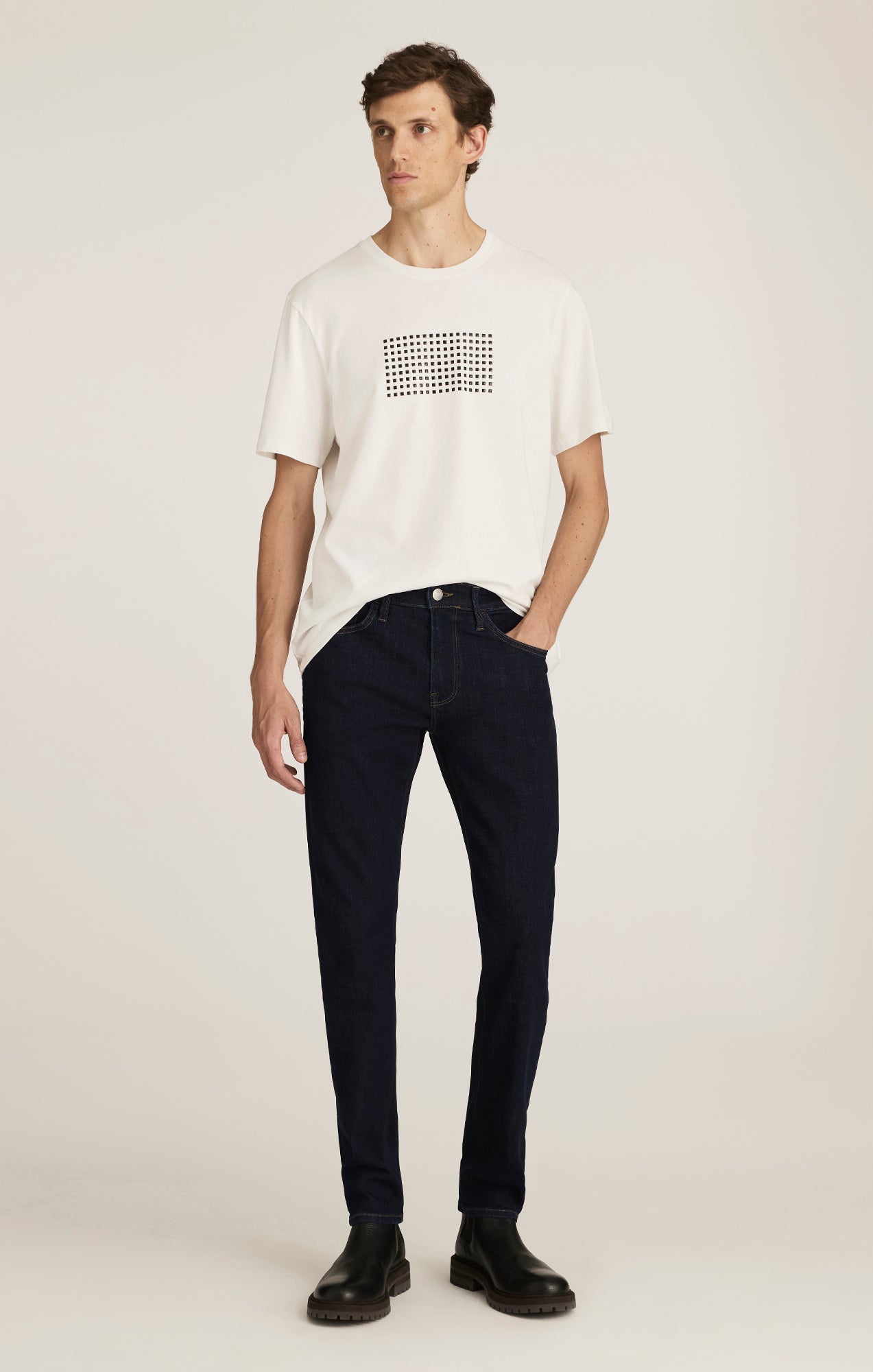 JAKE SLIM LEG IN RINSE FEATHER BLUE - Mavi Jeans