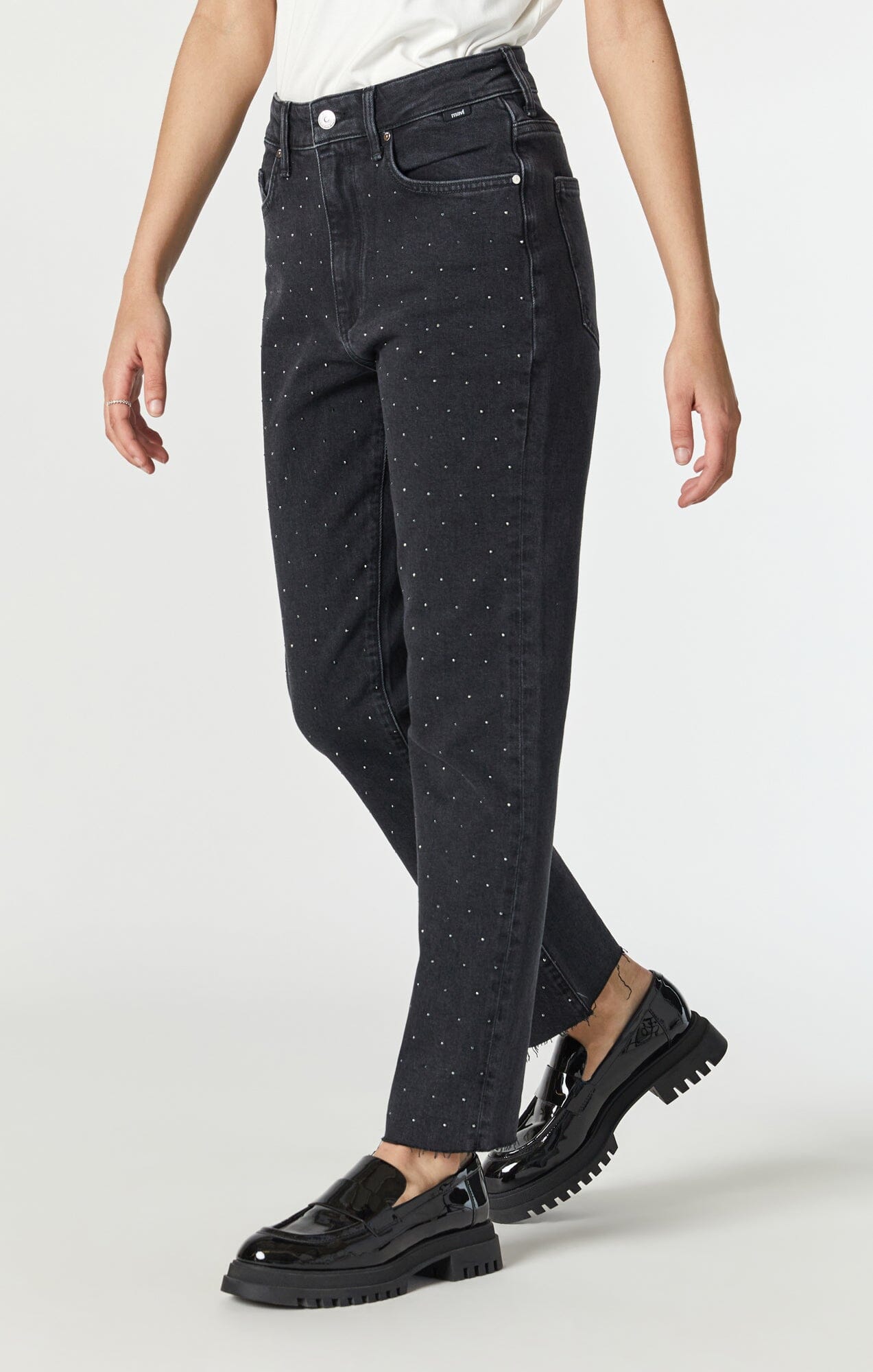 NEW YORK STRAIGHT LEG IN SHINY SMOKE DENIM - Mavi Jeans