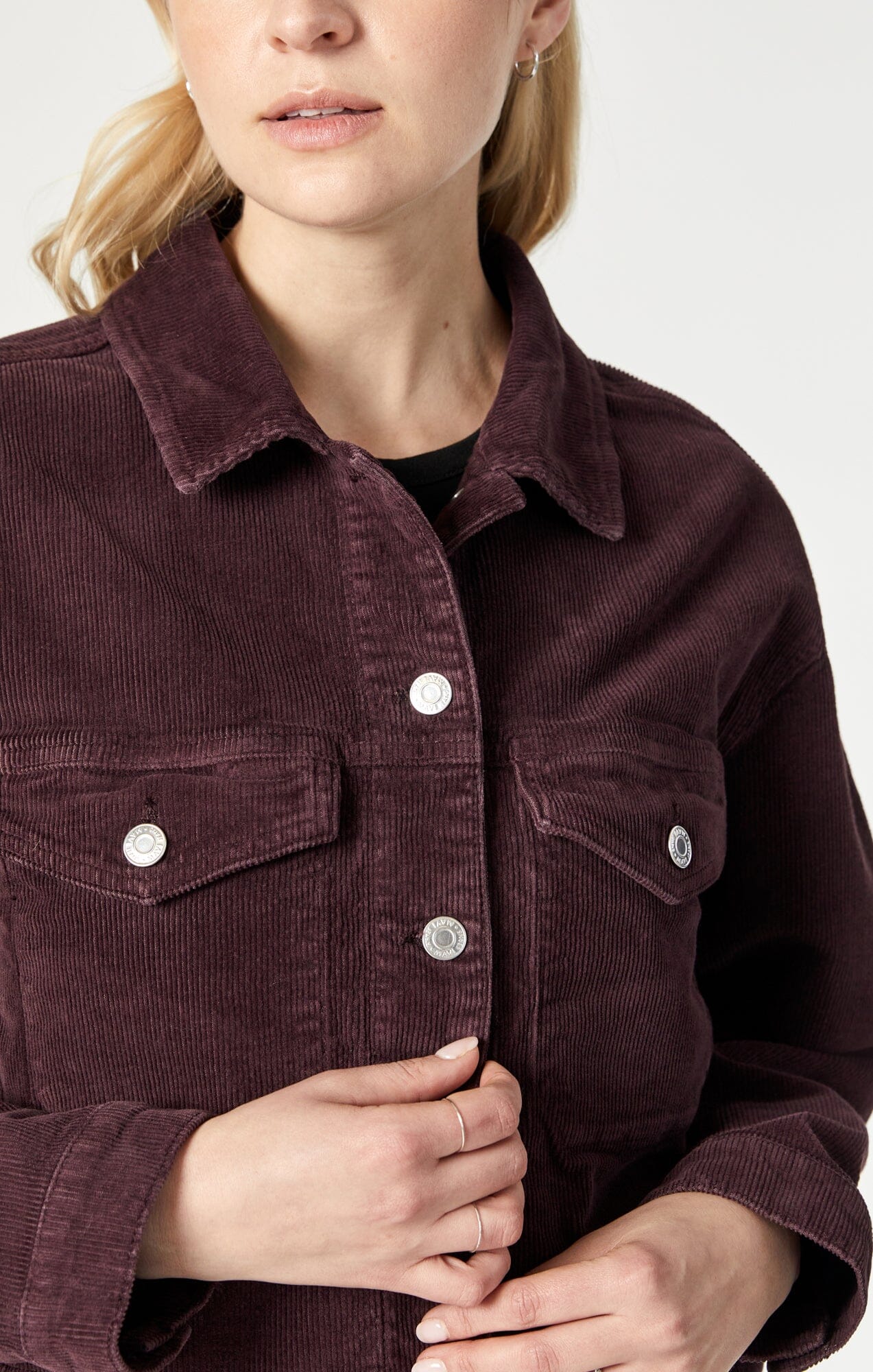 Burgundy hot sale corduroy jacket