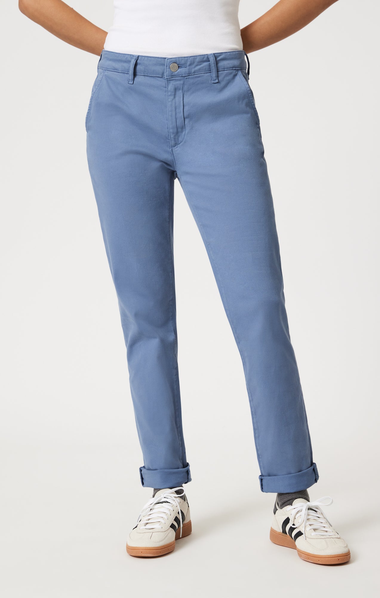 KATHLEEN SLIM BOYFRIEND CHINO IN RIVIERA CASUAL TWILL - Mavi Jeans