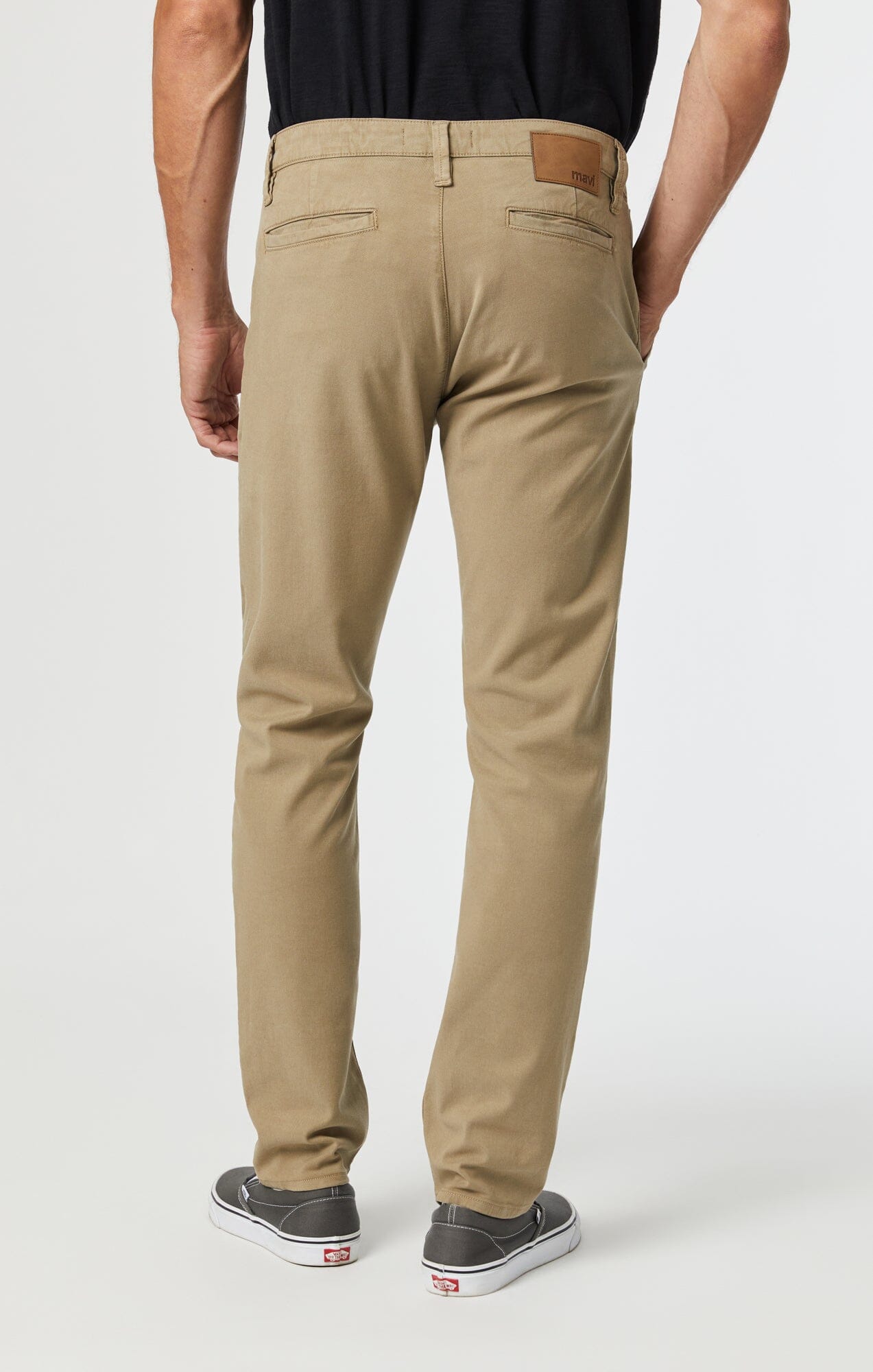 Mavi Men's Milton Slim Straight Chino In Beige Luxe Twill Mavi Men's Milton Slim Straight Chino In Beige Luxe Twill