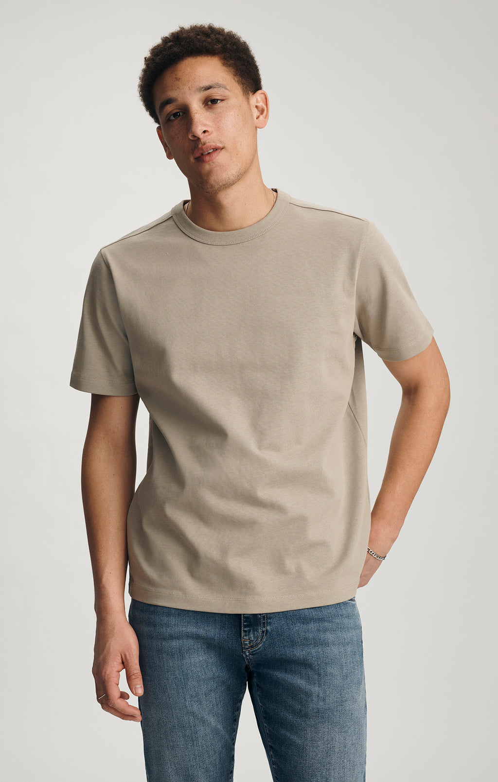 HERITAGE CREW NECK T-SHIRT IN SENECA ROCK - Mavi Jeans