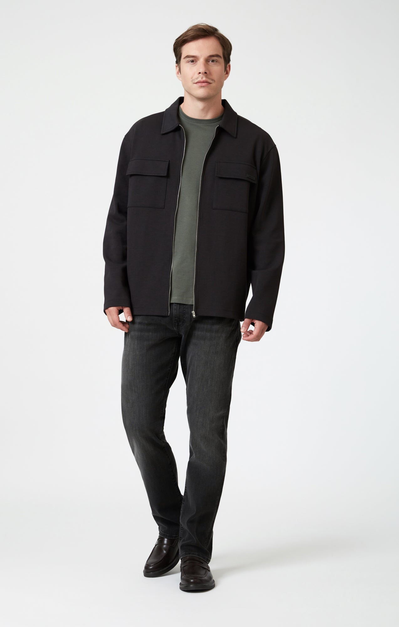 ZACH STRAIGHT LEG IN SMOKE AUSTIN - Mavi Jeans