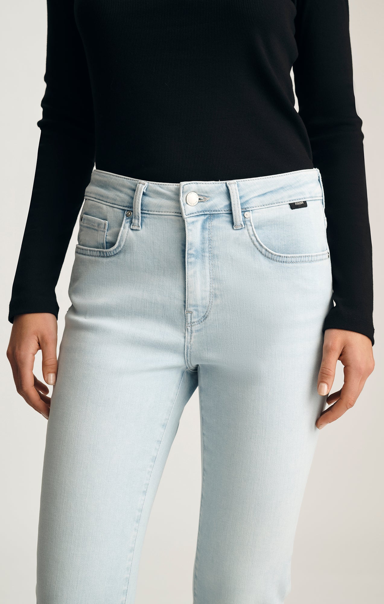 KATHLEEN SLIM BOYFRIEND IN BLEACHED FEATHER BLUE - Mavi Jeans