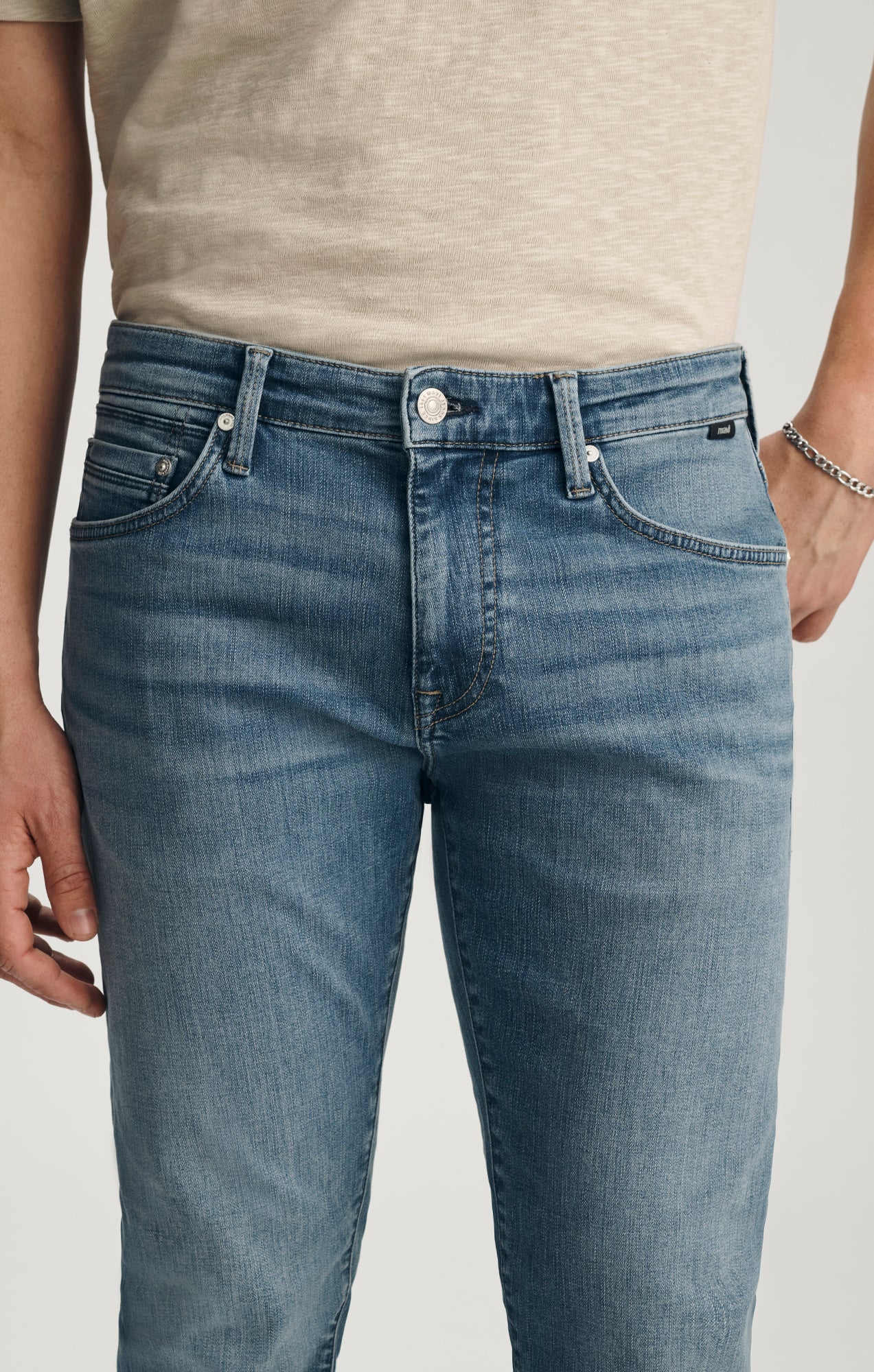 JAKE SLIM LEG IN MID FOGGY ORGANIC VINTAGE - Mavi Jeans