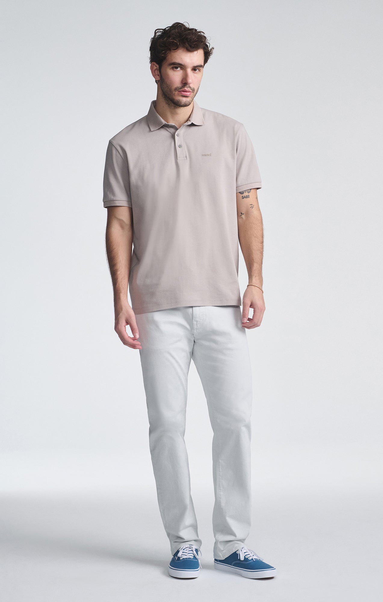 ZACH STRAIGHT LEG IN IVORY TWILL - Mavi Jeans