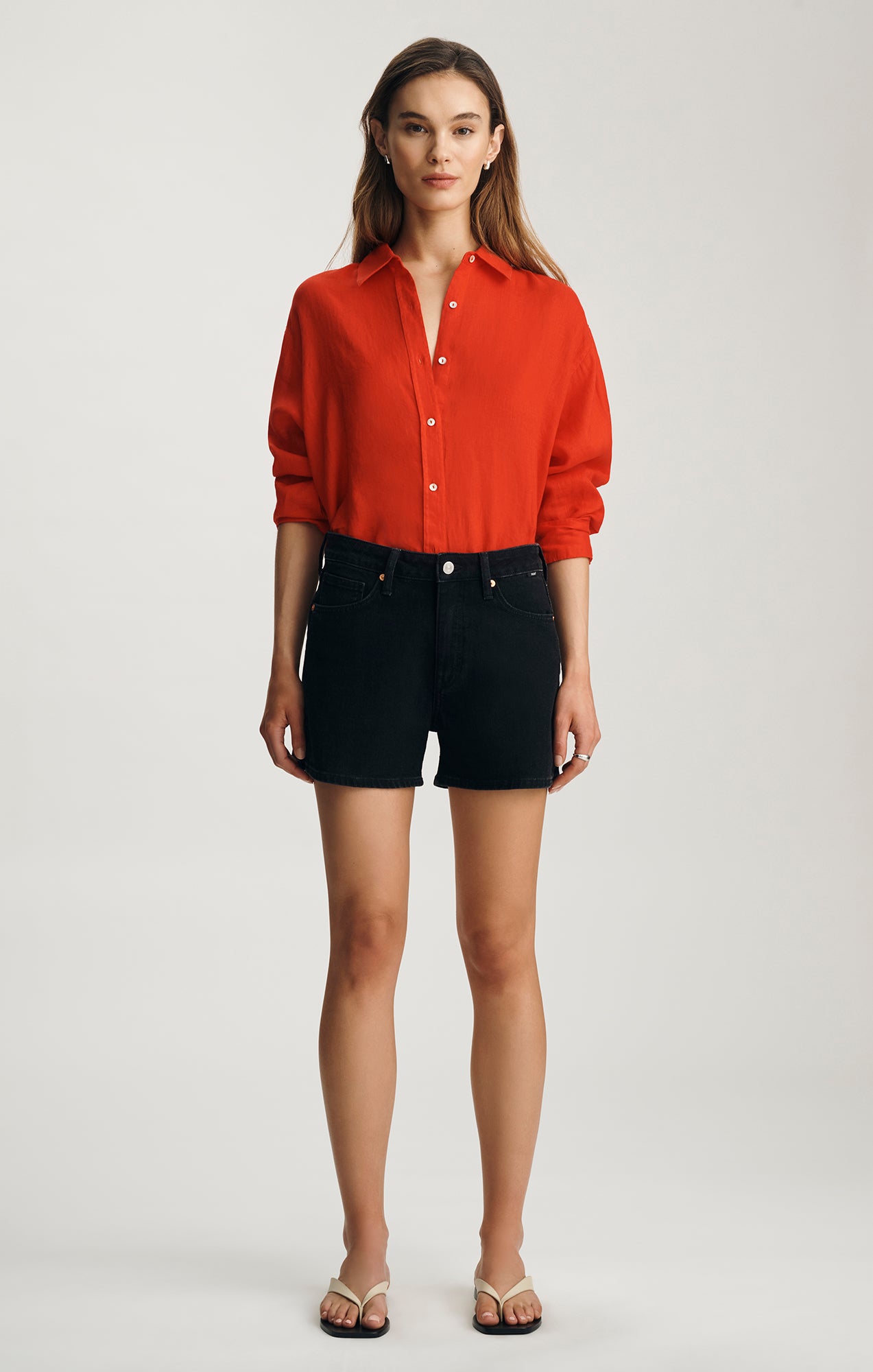 HEIDI SHORTS IN BLACK CLASSIC BLUE