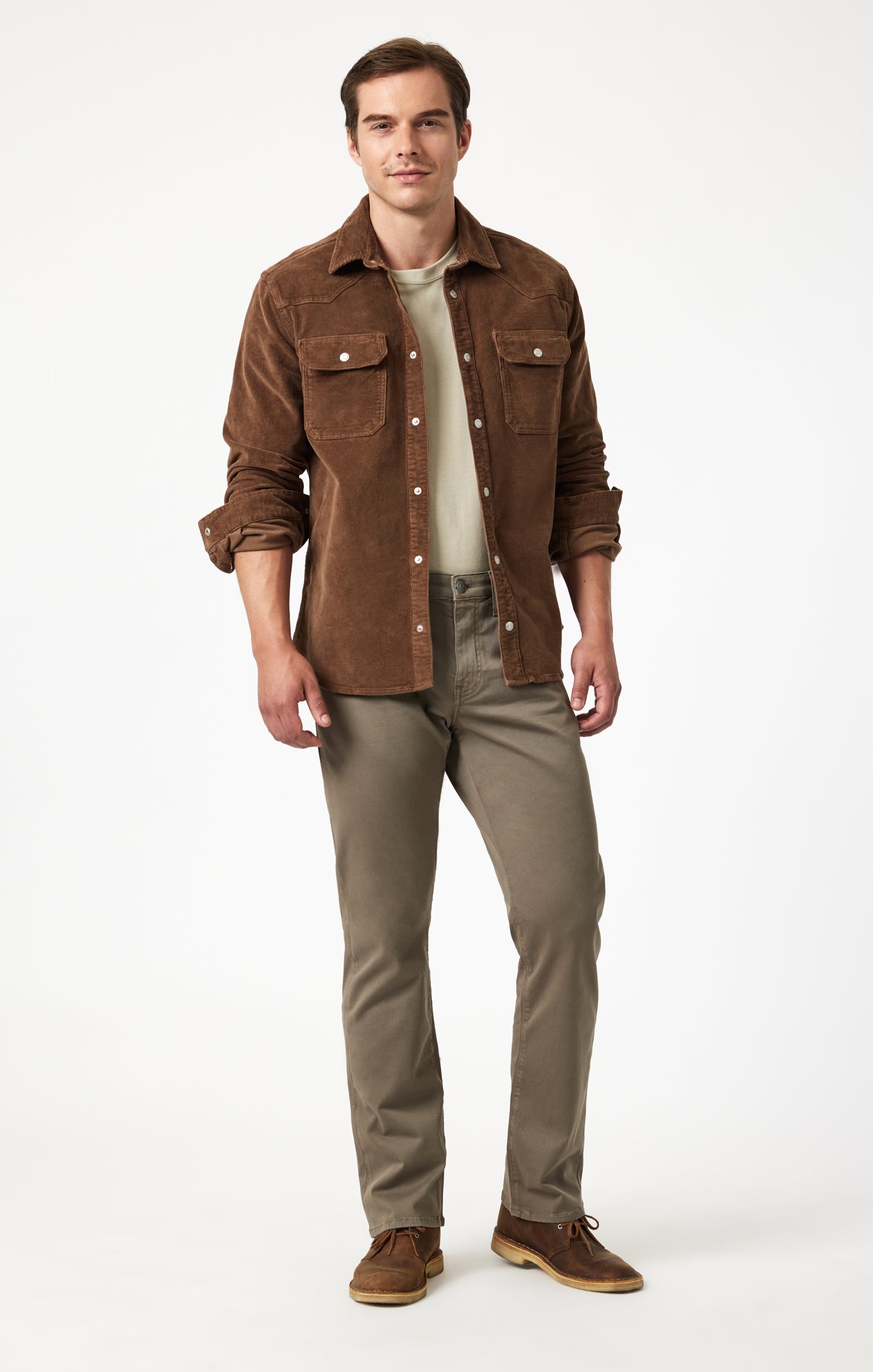 MATT RELAXED STRAIGHT LEG IN OLIVE CASUAL TWILL - Mavi Jeans