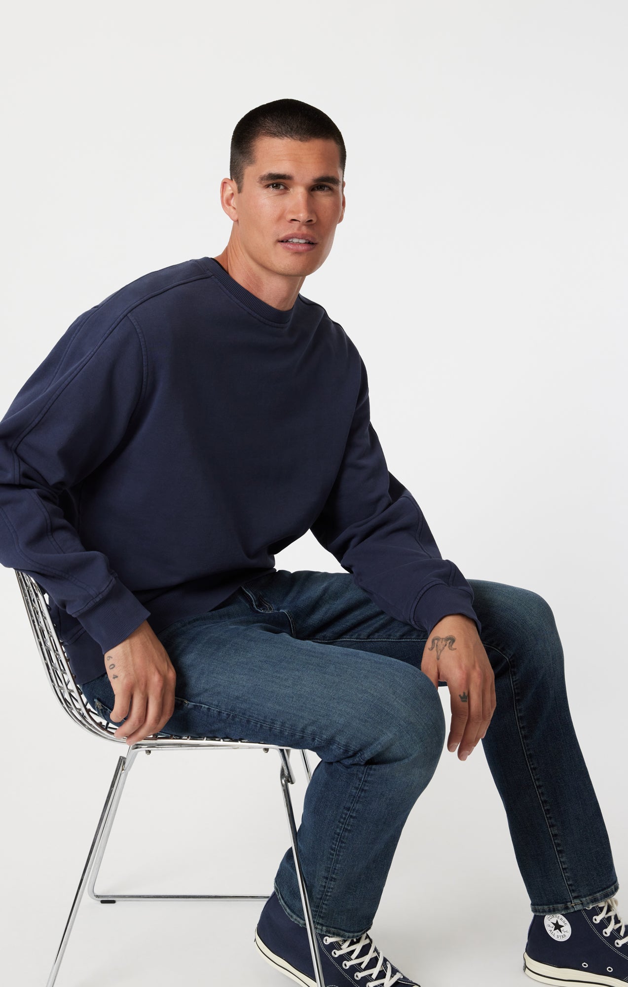 Mavi Men's Jake Slim Leg In Dark Used Organic Vintage