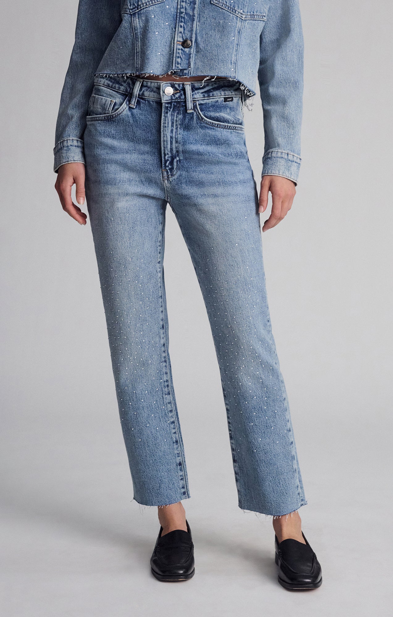 NEW YORK STRAIGHT LEG IN SHINY MID DENIM - Mavi Jeans