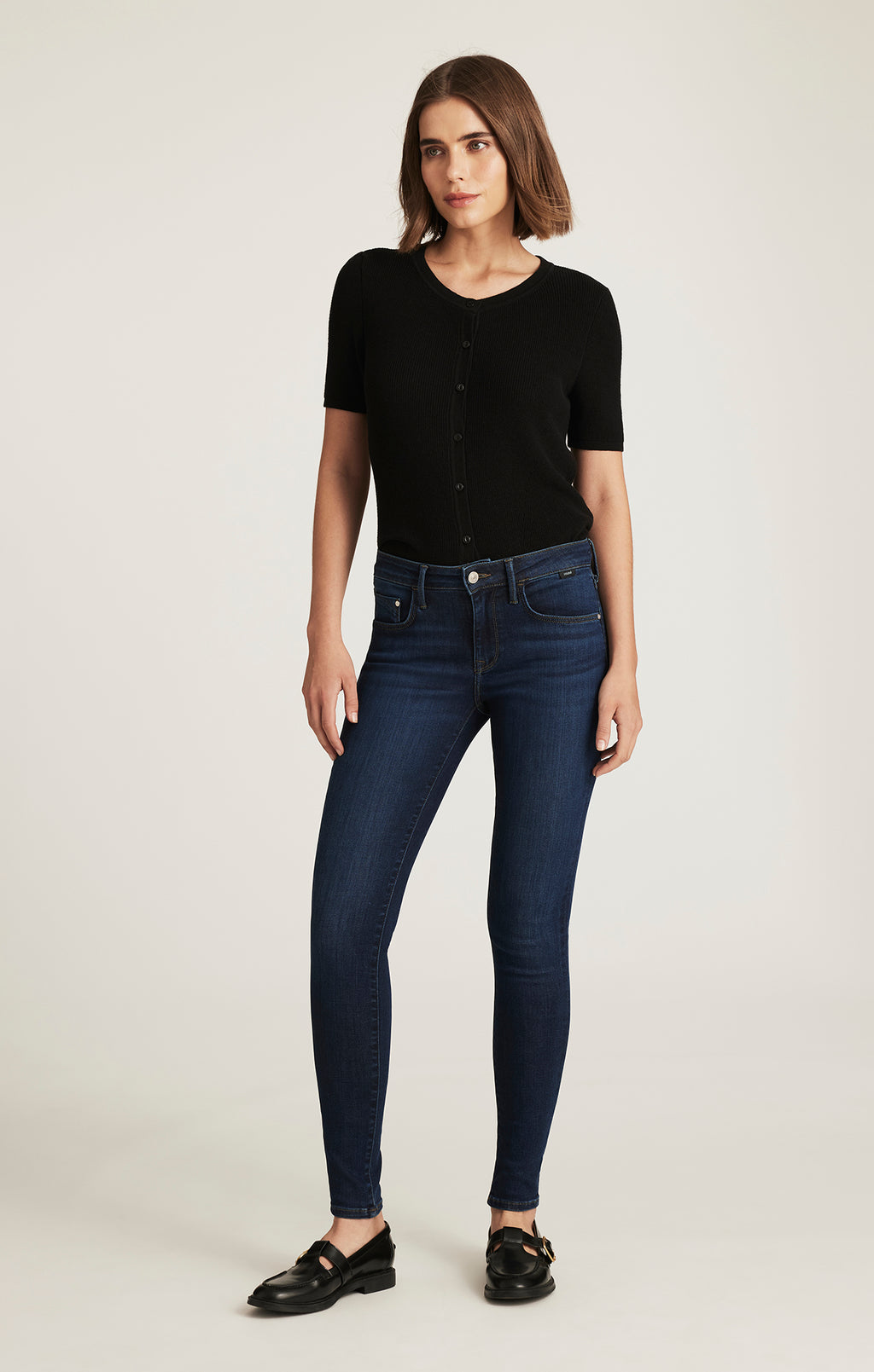 ADRIANA SKINNY IN DARK SUPERSOFT - Mavi Jeans