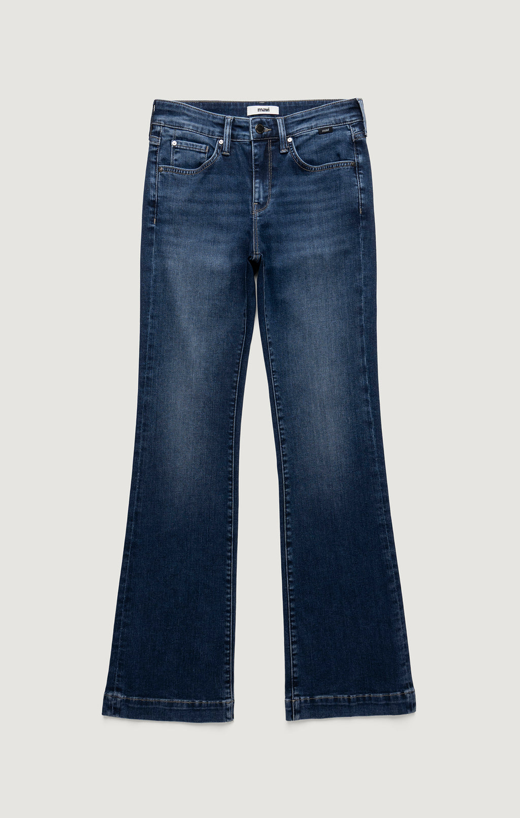 VICKY BOOTCUT IN DARK BRUSHED FEATHER LUXE