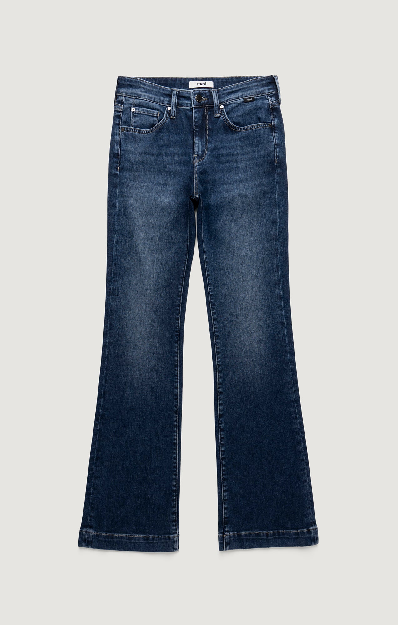 VICKY BOOTCUT IN DARK BRUSHED FEATHER LUXE