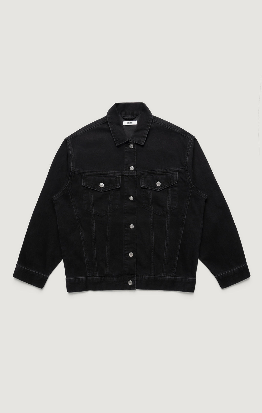 LUNA DENIM JACKET IN DARK SMOKE 90S - Mavi Jeans