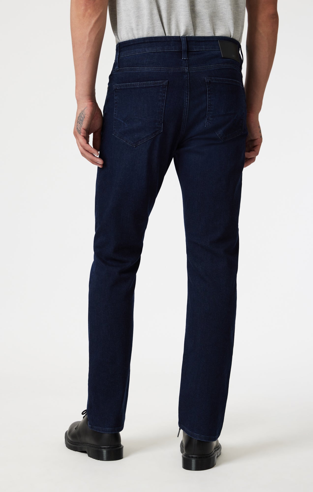 ZACH STRAIGHT LEG IN INK BRUSHED SUPERMOVE - Mavi Jeans
