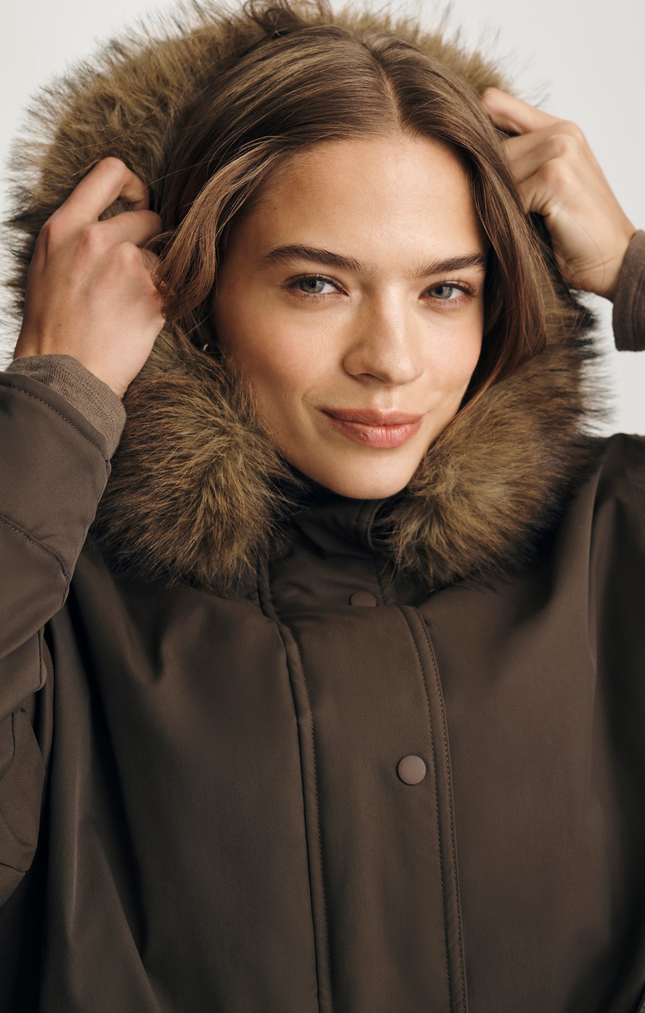 HOODED PARKA IN WREN - Mavi Jeans