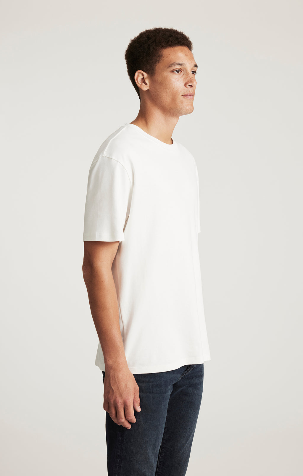 MAVI LOGO T-SHIRT IN COCONUT MILK - Mavi Jeans