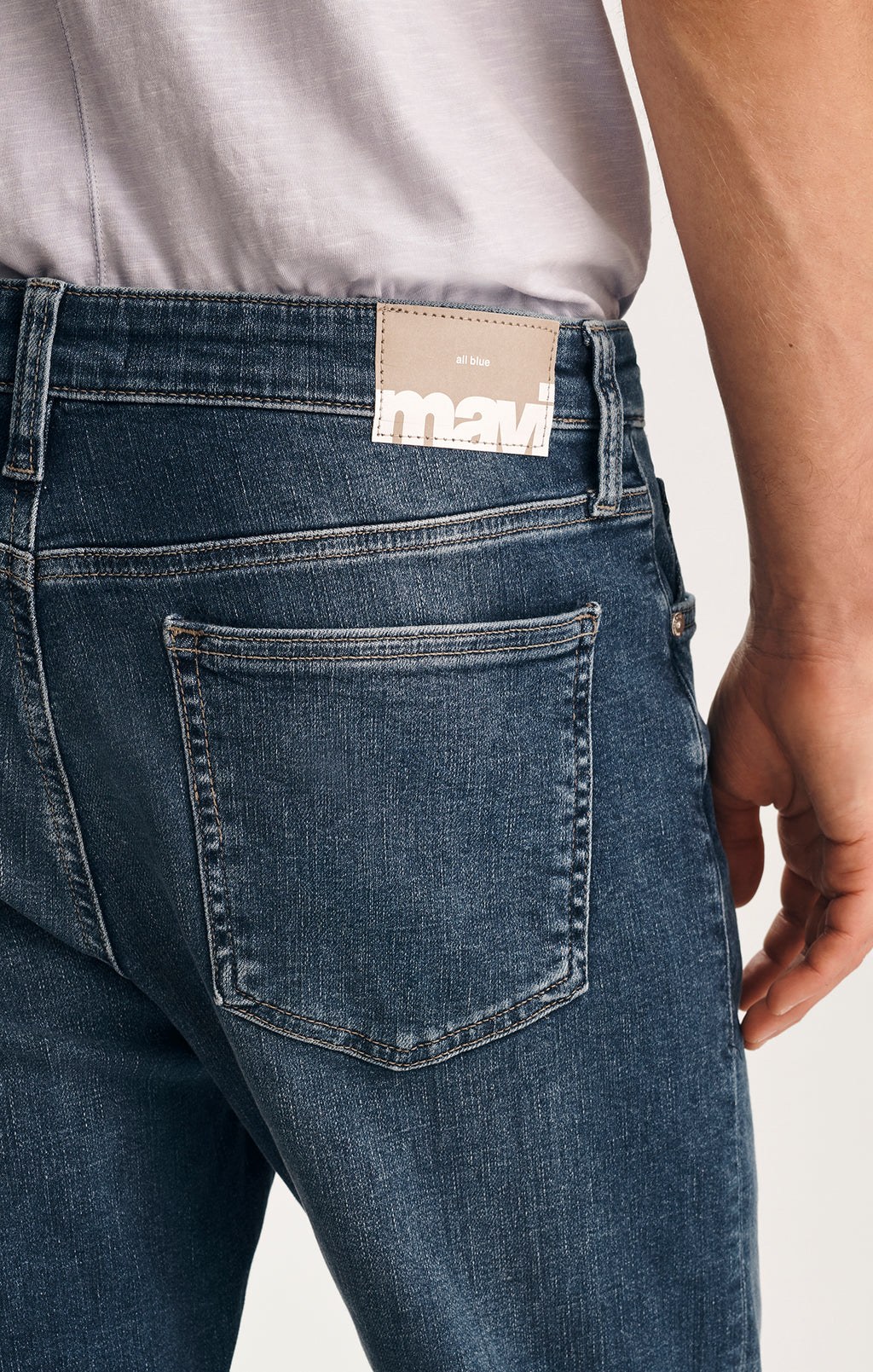 ZACH STRAIGHT LEG IN MID USED BRUSHED CLASSIC VINTAGE - Mavi Jeans