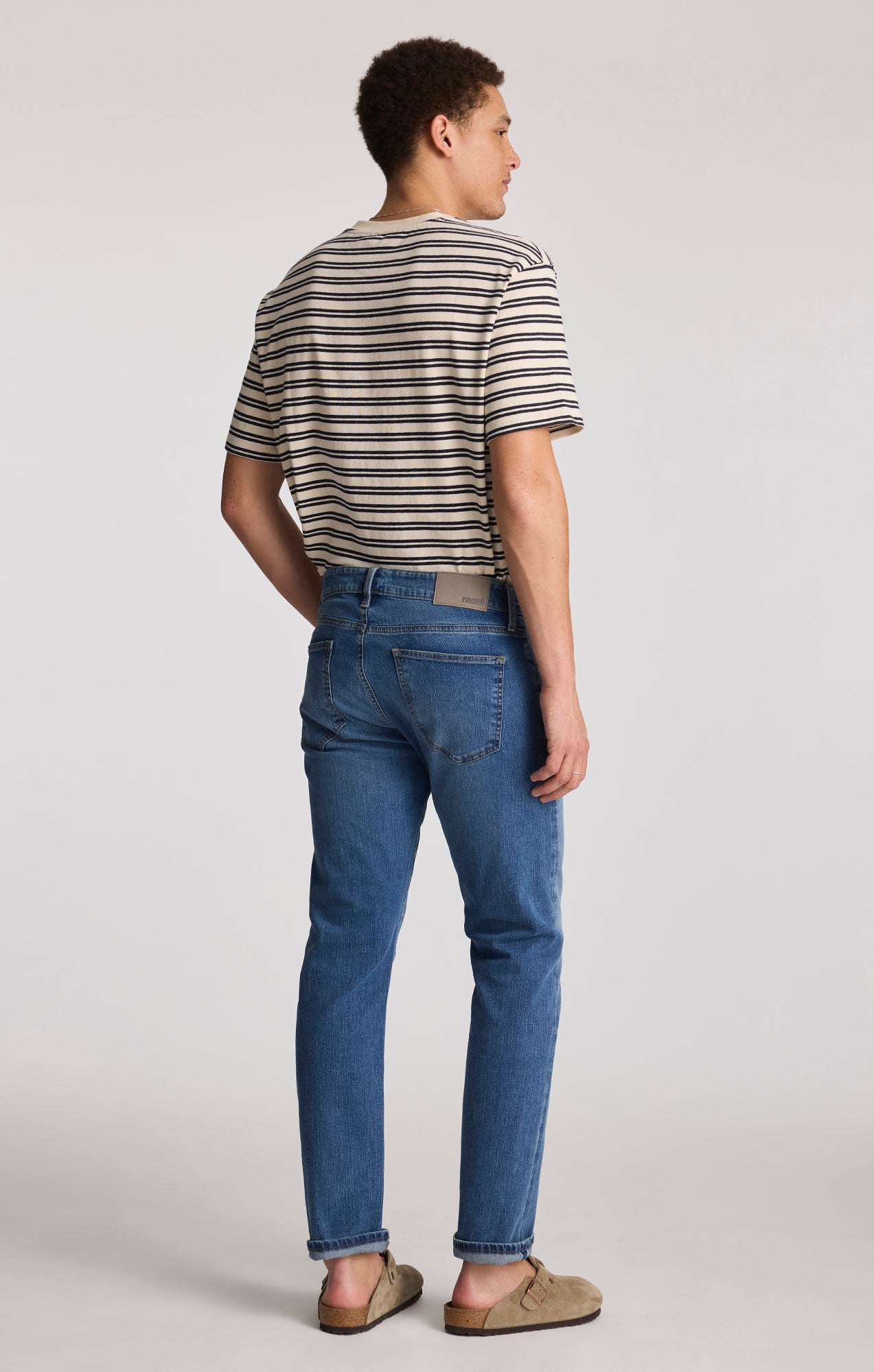 MARCUS SLIM STRAIGHT LEG IN MID VINTAGE SELVEDGE - Mavi Jeans