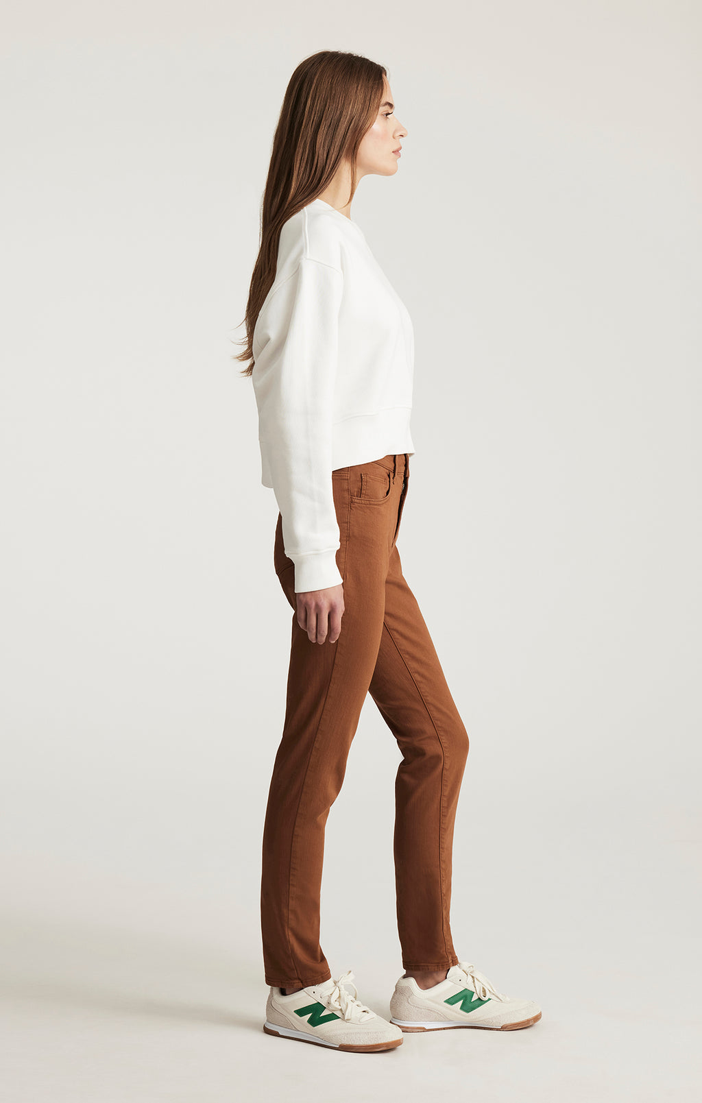 KATHLEEN SLIM BOYFRIEND IN CAMEL FLEX BLUE - Mavi Jeans